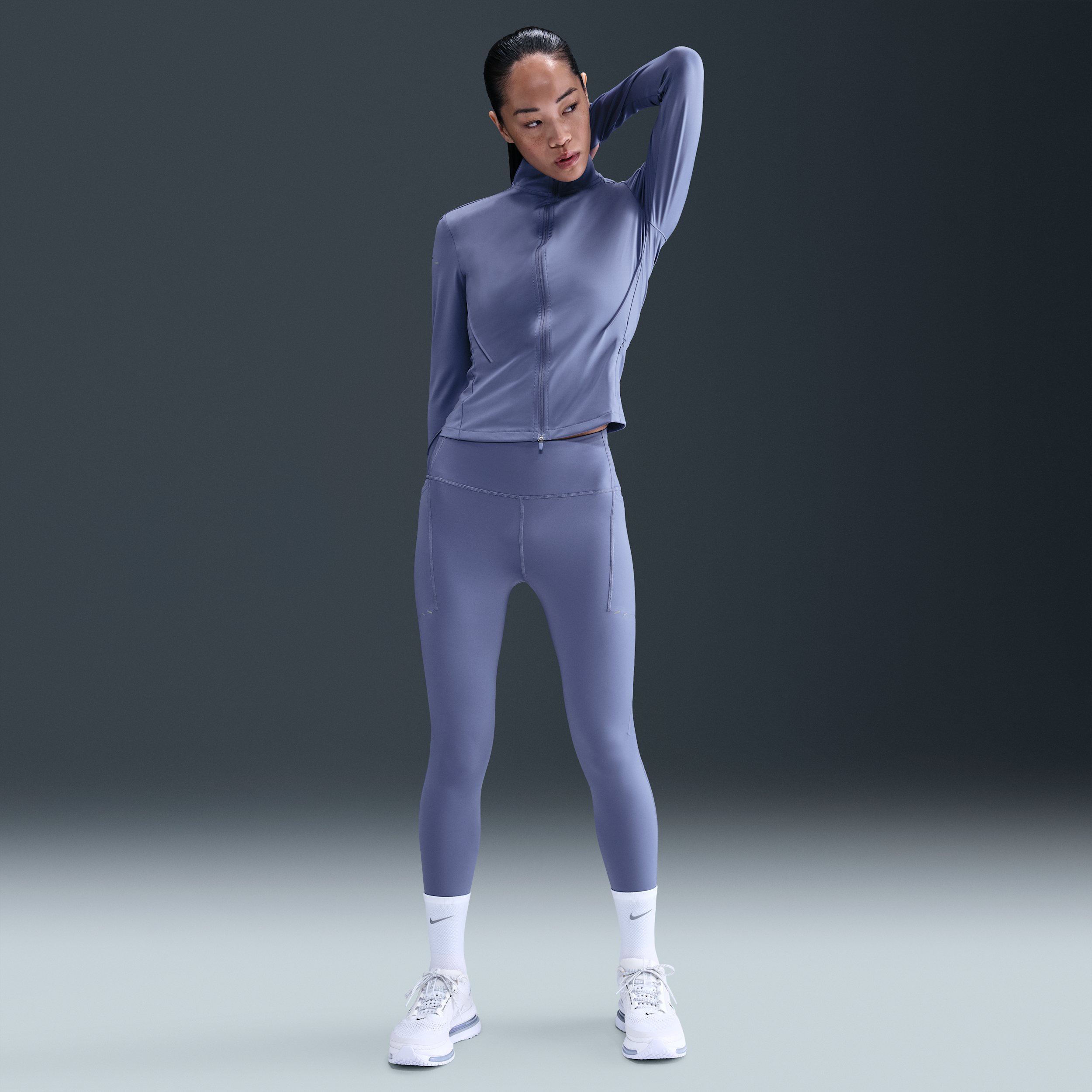 【ナイキ(NIKE)公式ストア】ナイキ スウィフト ウィメンズ ハイウエスト アンクル (9分丈) ランニングレギンス ポケット付き HJ2253-499 ブルー 【ナイキ(NIKE)公式ストア】ナイキ スウィフト ウィメンズ ハイウエスト アンクル (9分丈) ランニングレギンス ポケット付き HJ2253-499 ブルー