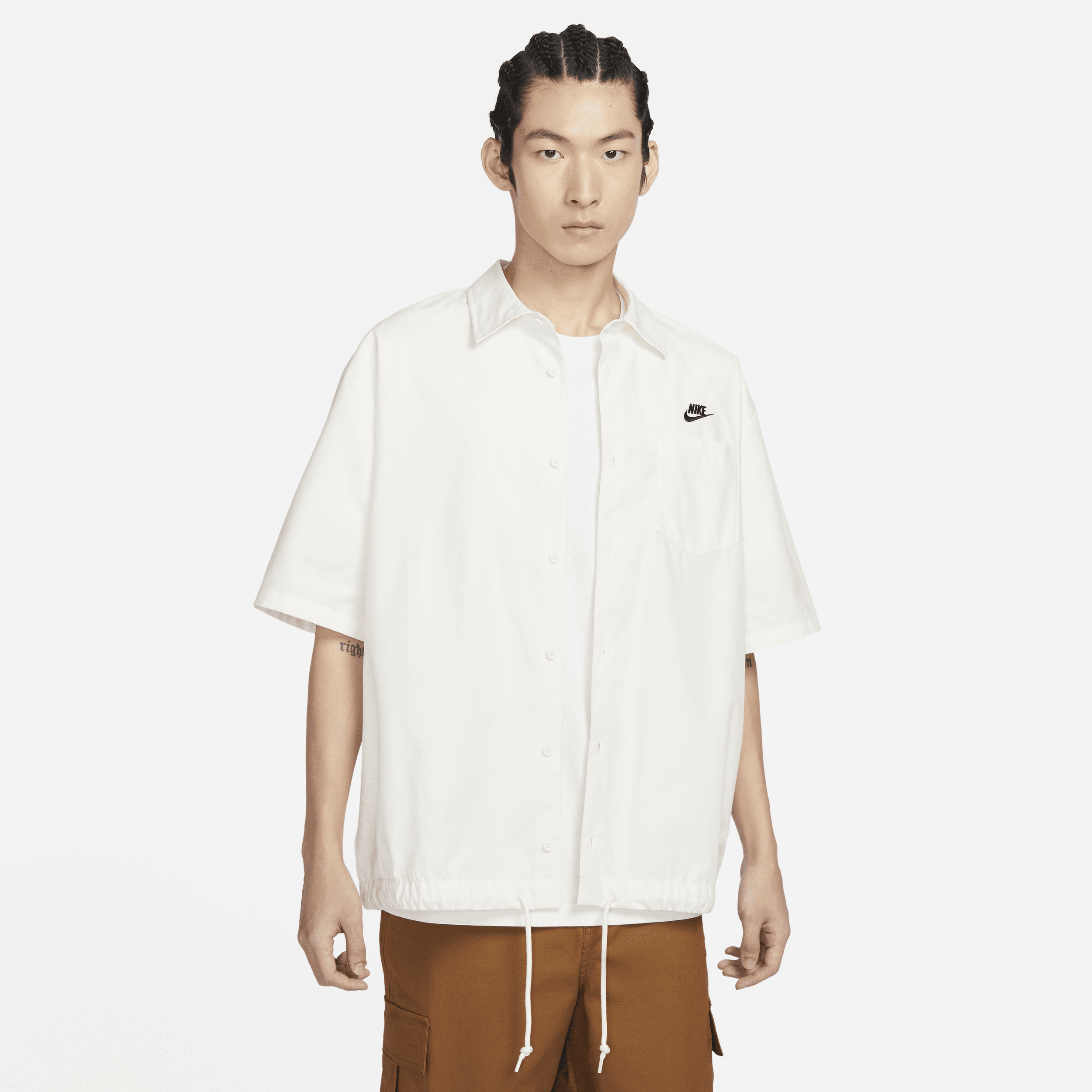 【ナイキ(NIKE)公式ストア】ナイキ クラブ メンズ ショートスリーブ オックスフォード ボタンアップ シャツ FN3903-133 ホワイト 【ナイキ(NIKE)公式ストア】ナイキ クラブ メンズ ショートスリーブ オックスフォード ボタンアップ シャツ FN3903-133 ホワイト