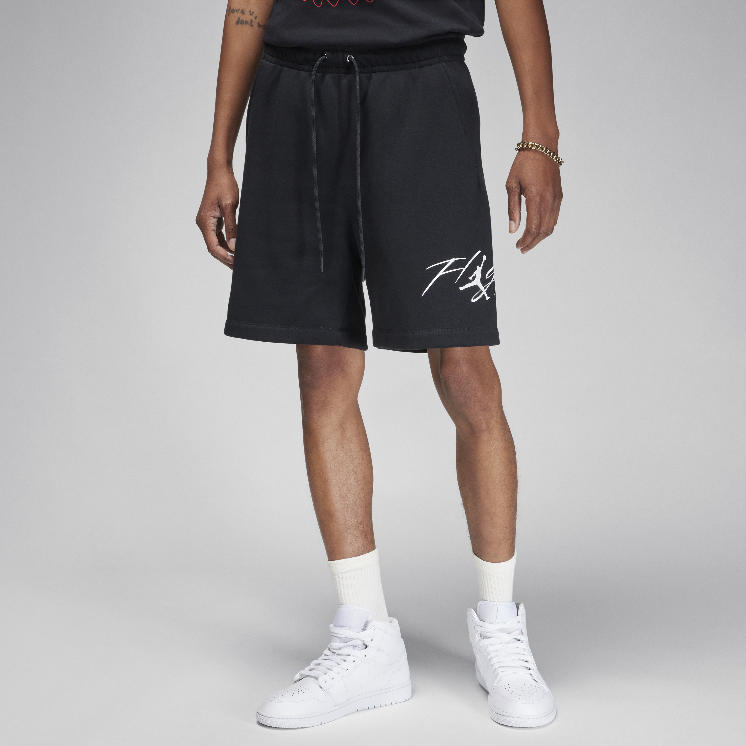 Jordan Brooklyn Fleece-shorts til mænd - sort