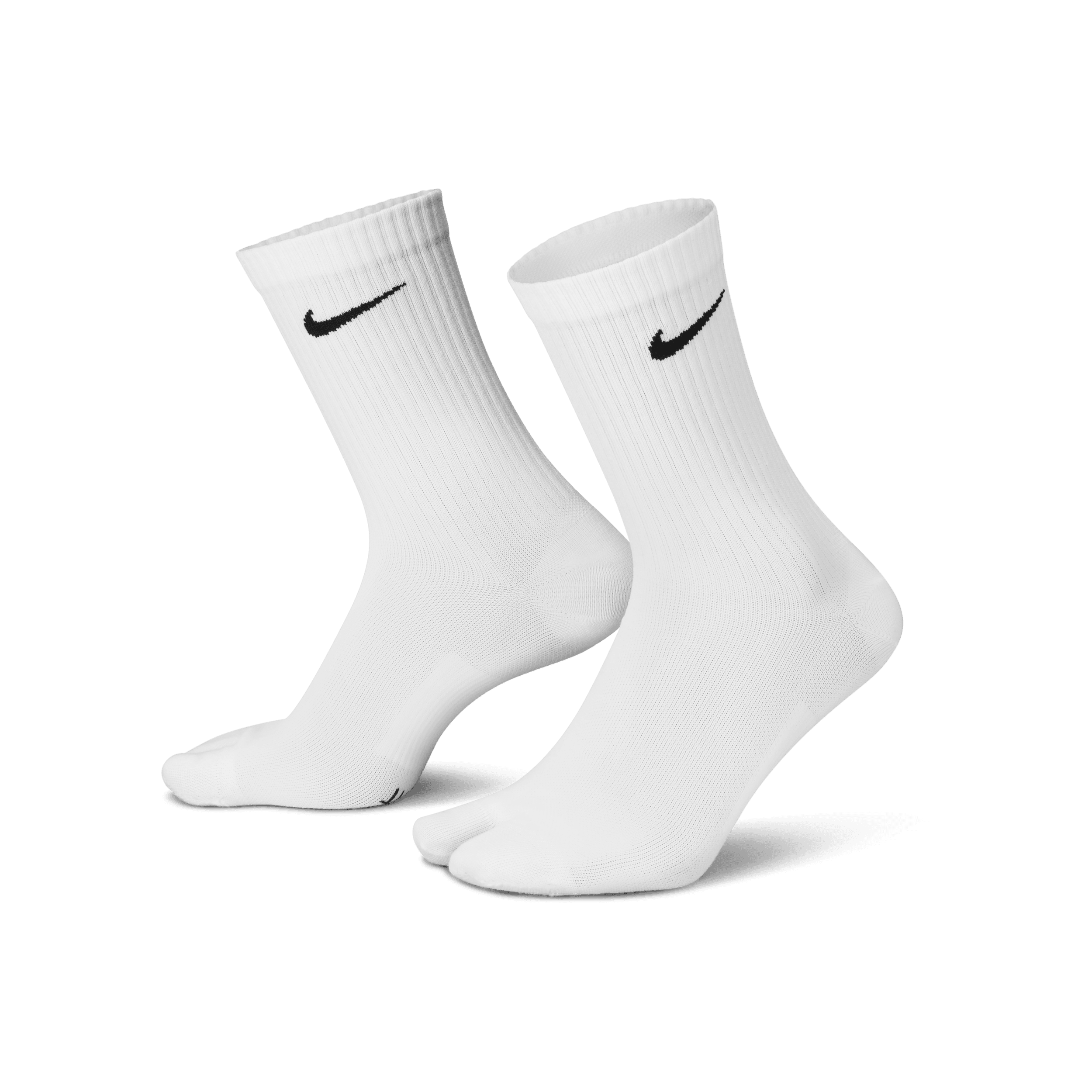 Nike Everyday Plus Lightweight Crew-strømper - hvid