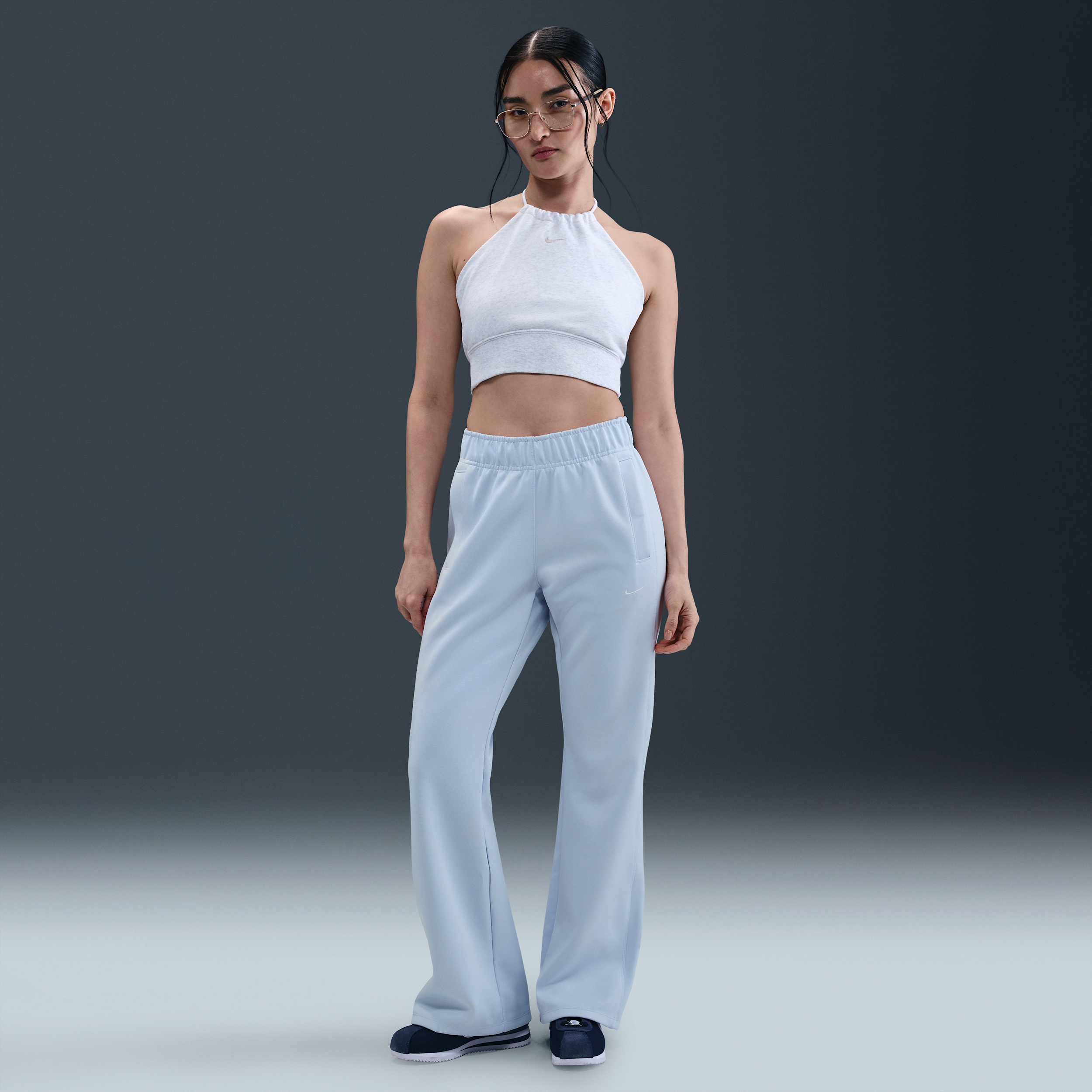 【ナイキ(NIKE)公式ストア】ナイキ スポーツウェア ウィンドランナー ウィメンズ スリム ミッドライズ ニット パンツ HJ1017-423 ブルー 【ナイキ(NIKE)公式ストア】ナイキ スポーツウェア ウィンドランナー ウィメンズ スリム ミッドライズ ニット パンツ HJ1017-423 ブルー