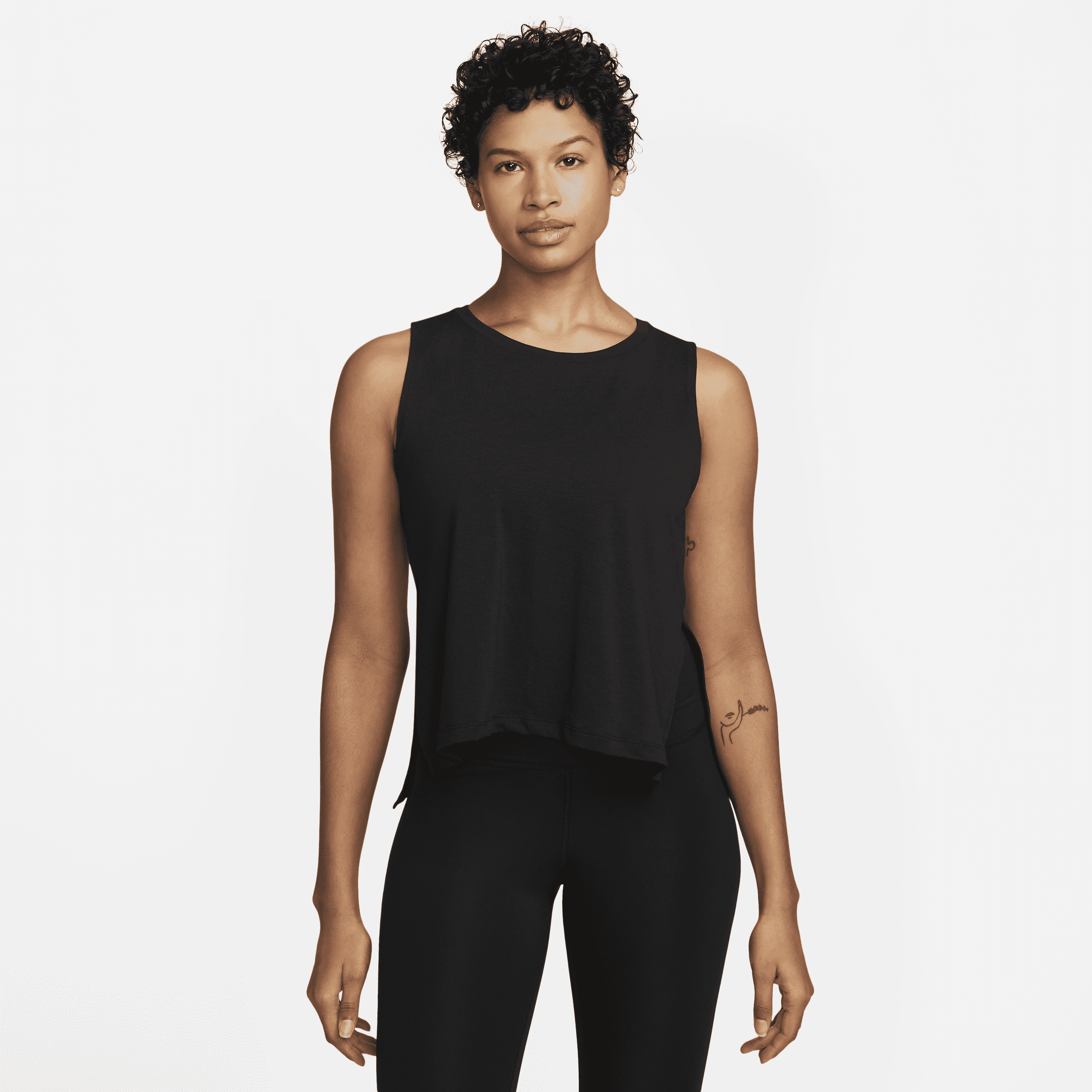 Nike Yoga Dri-FIT Tanktop voor dames - Zwart