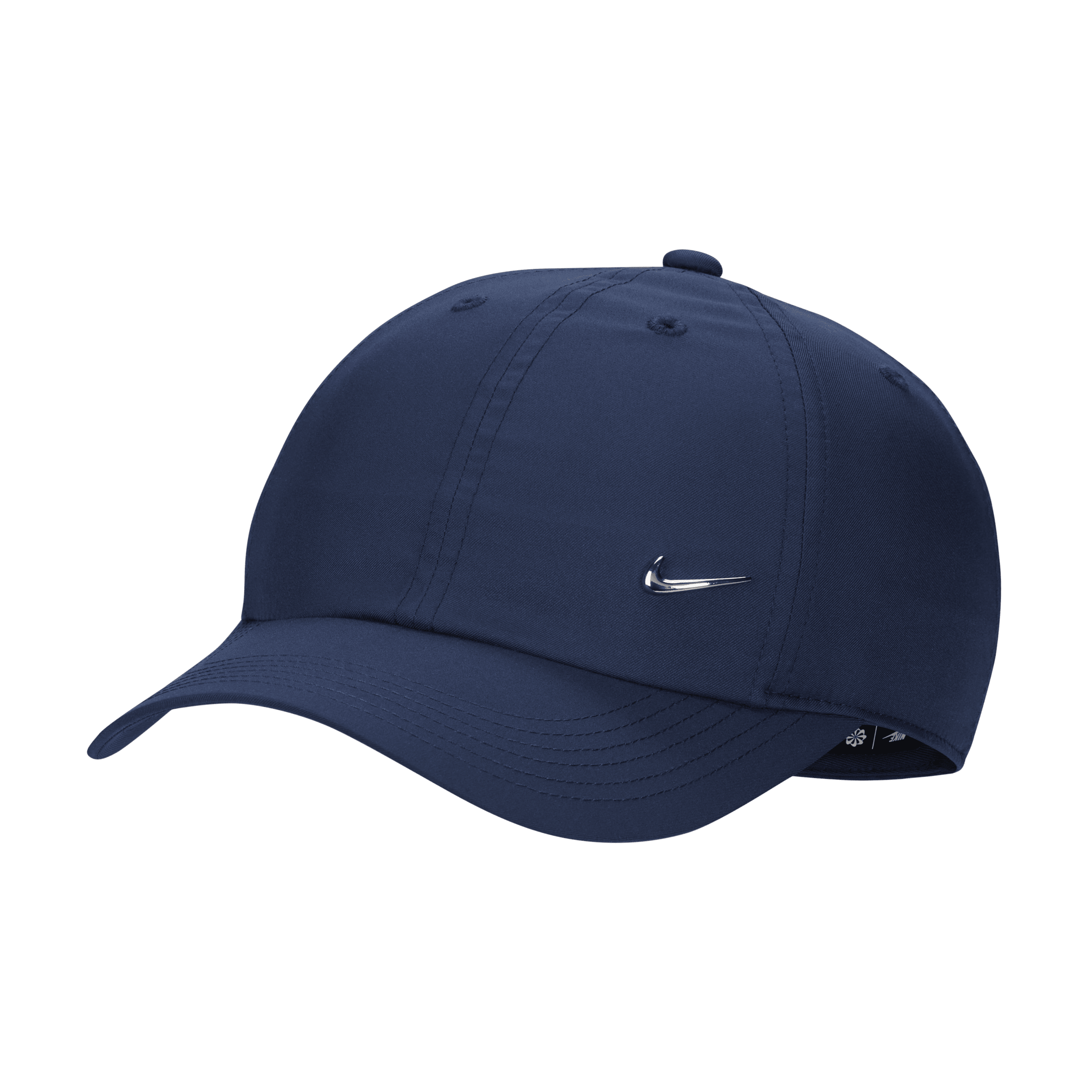 Nike Dri-FIT Club Gorra sin estructura con logotipo Swoosh metálico - Niño/a - Azul