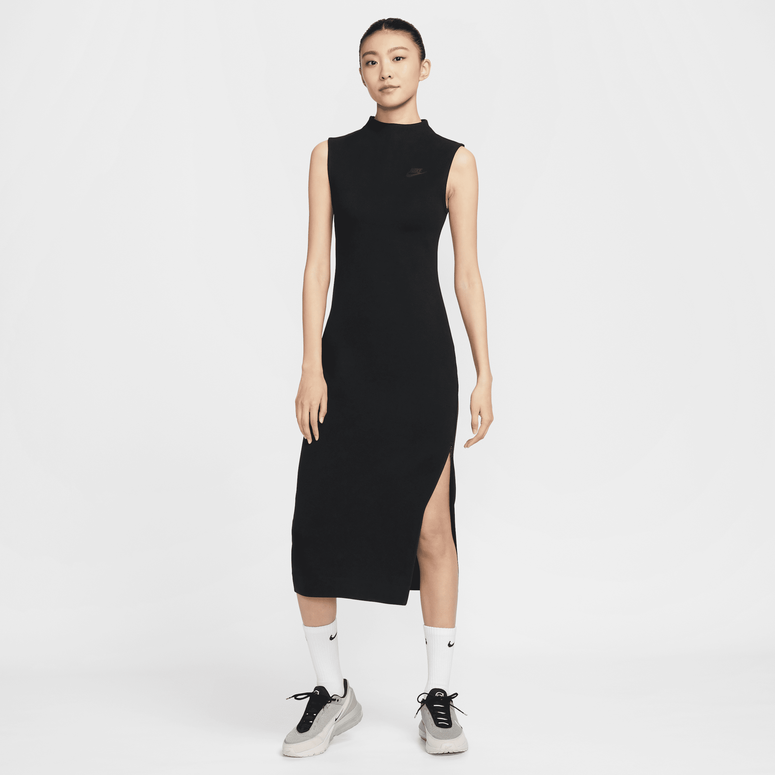 【ナイキ(NIKE)公式ストア】ナイキ スポーツウェア テック フリース ウィメンズ スリム マキシ タンク ドレス HJ1386-010 ブラック 【ナイキ(NIKE)公式ストア】ナイキ スポーツウェア テック フリース ウィメンズ スリム マキシ タンク ドレス HJ1386-010 ブラック