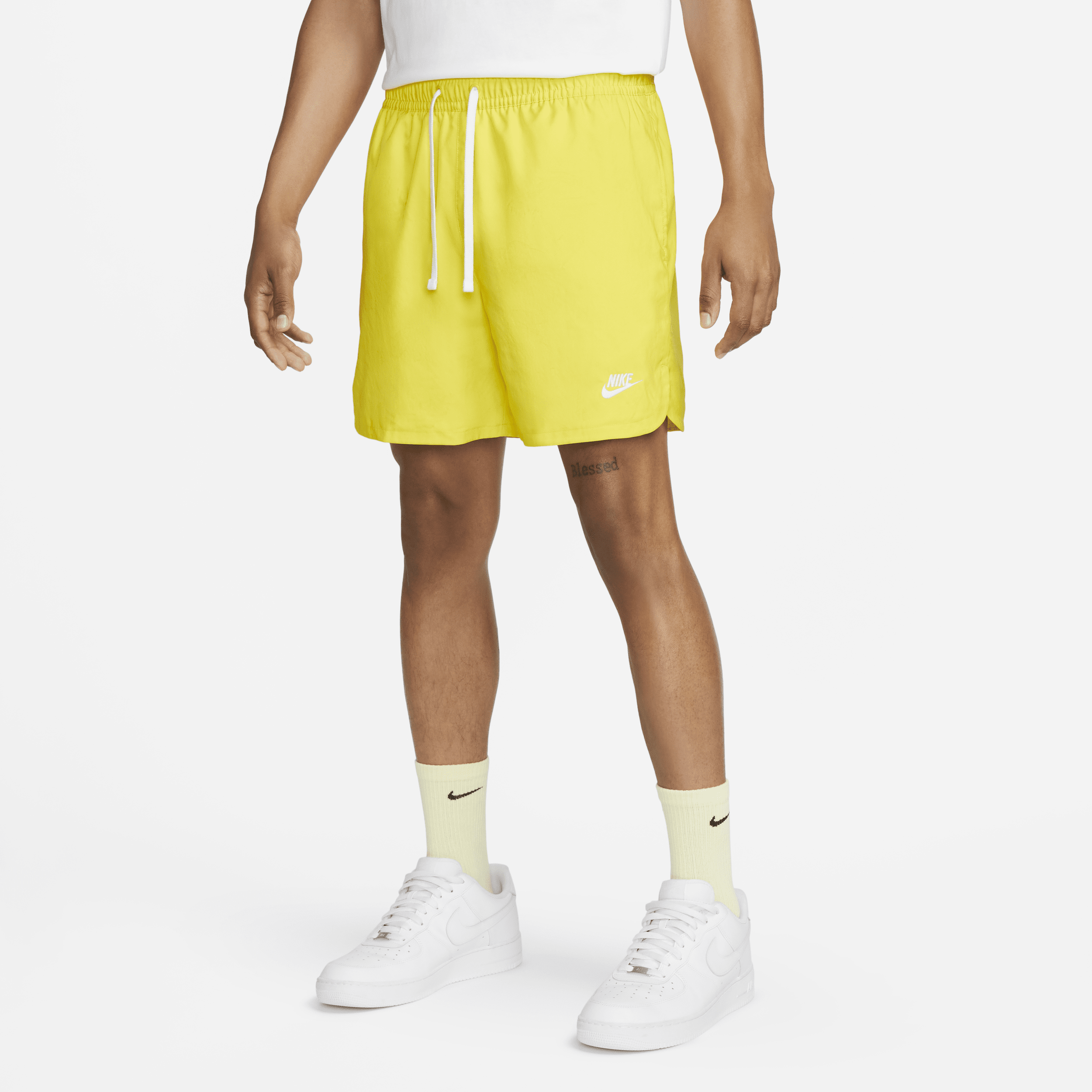 Vævede Nike Sportswear Sport Essentials Flow-shorts med for til mænd - gul