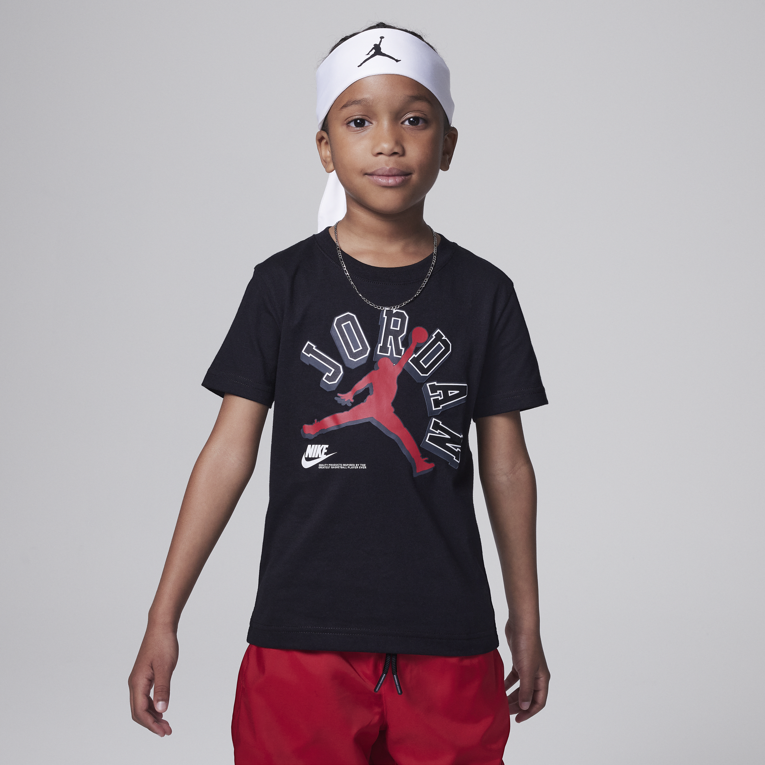 Nike T-shirt Jordan Varsity Jumpman Tee – Bambini - Nero