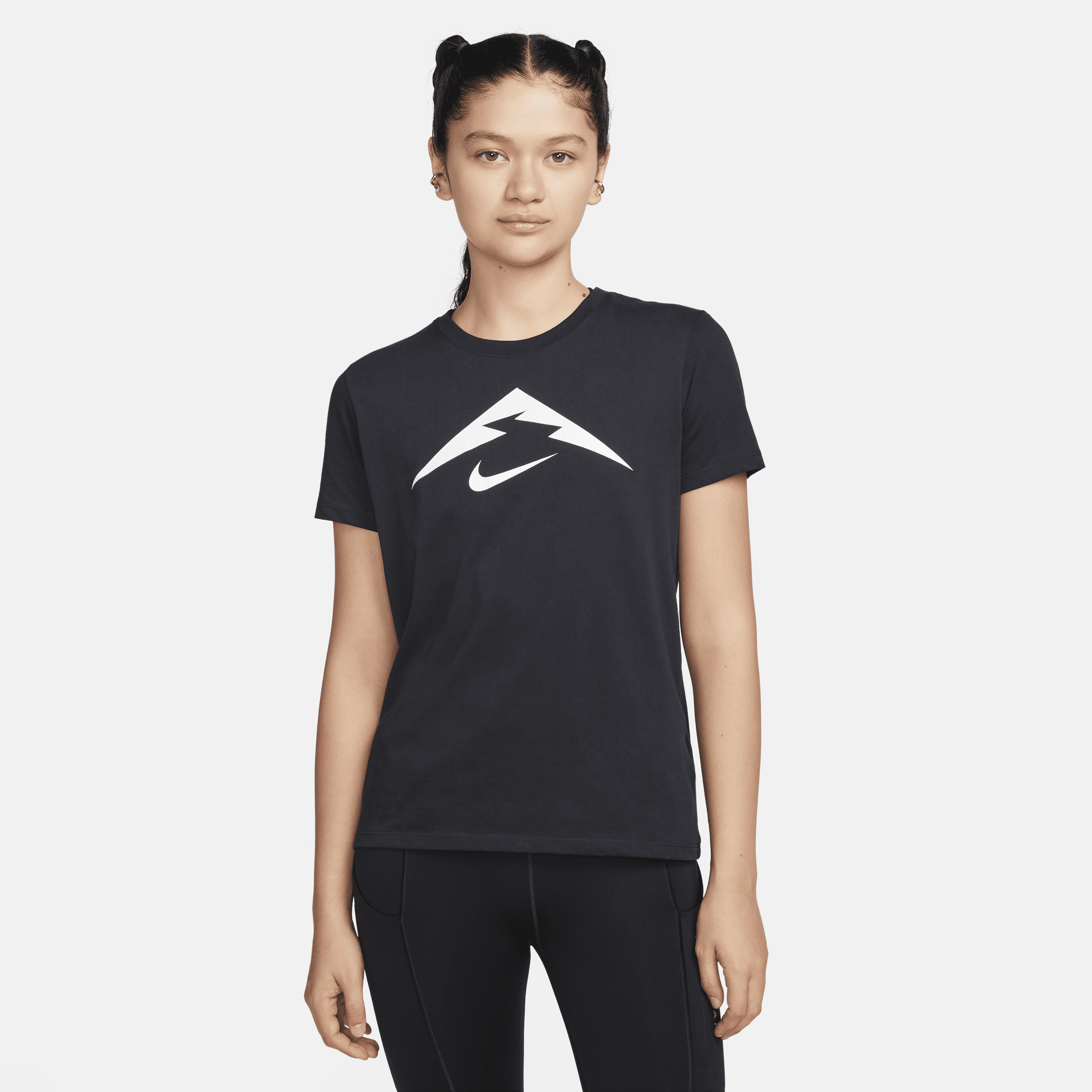 Nike Trail Dri-FIT-T-shirt til kvinder - sort