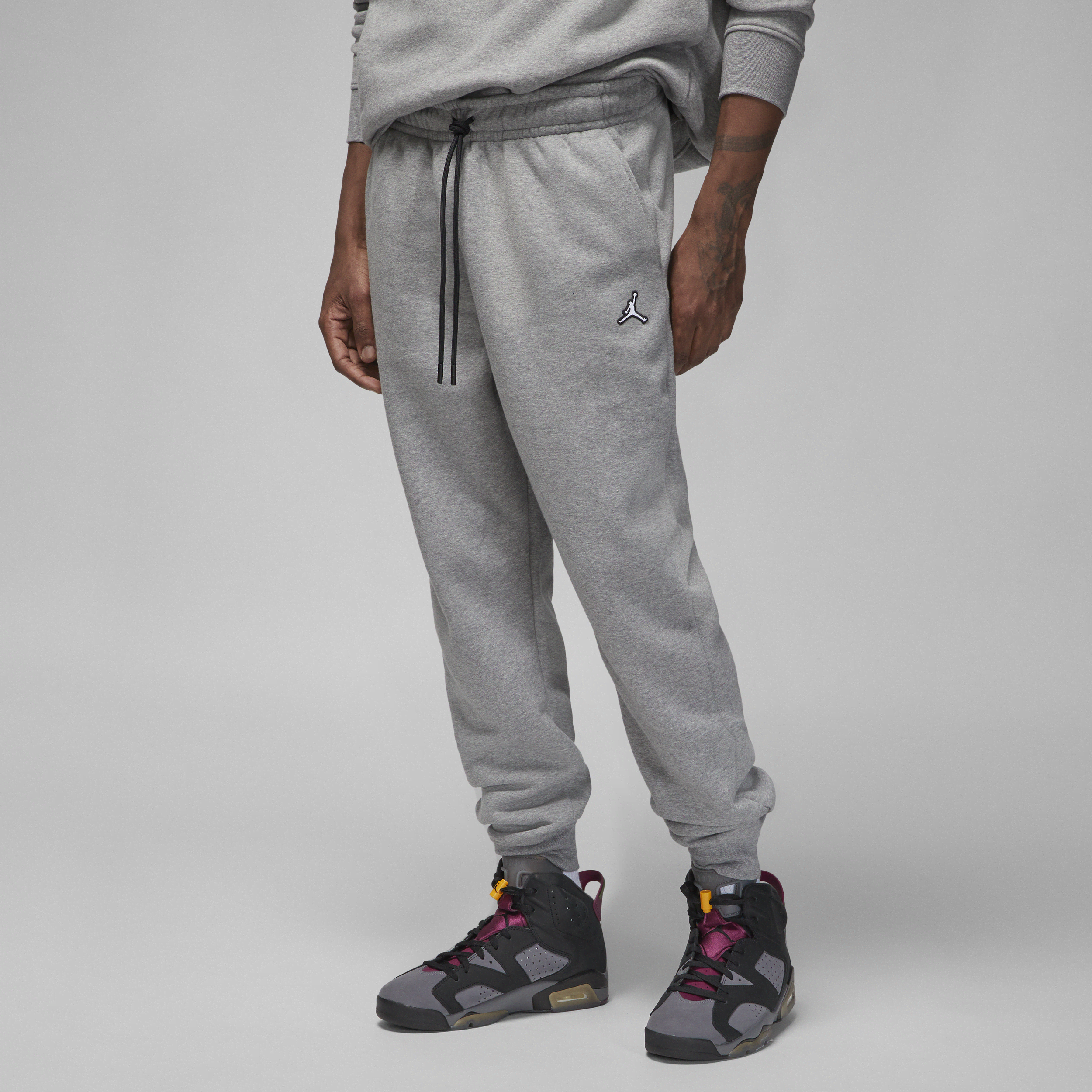 Nike Pantaloni Jordan Brooklyn Fleece – Uomo - Grigio