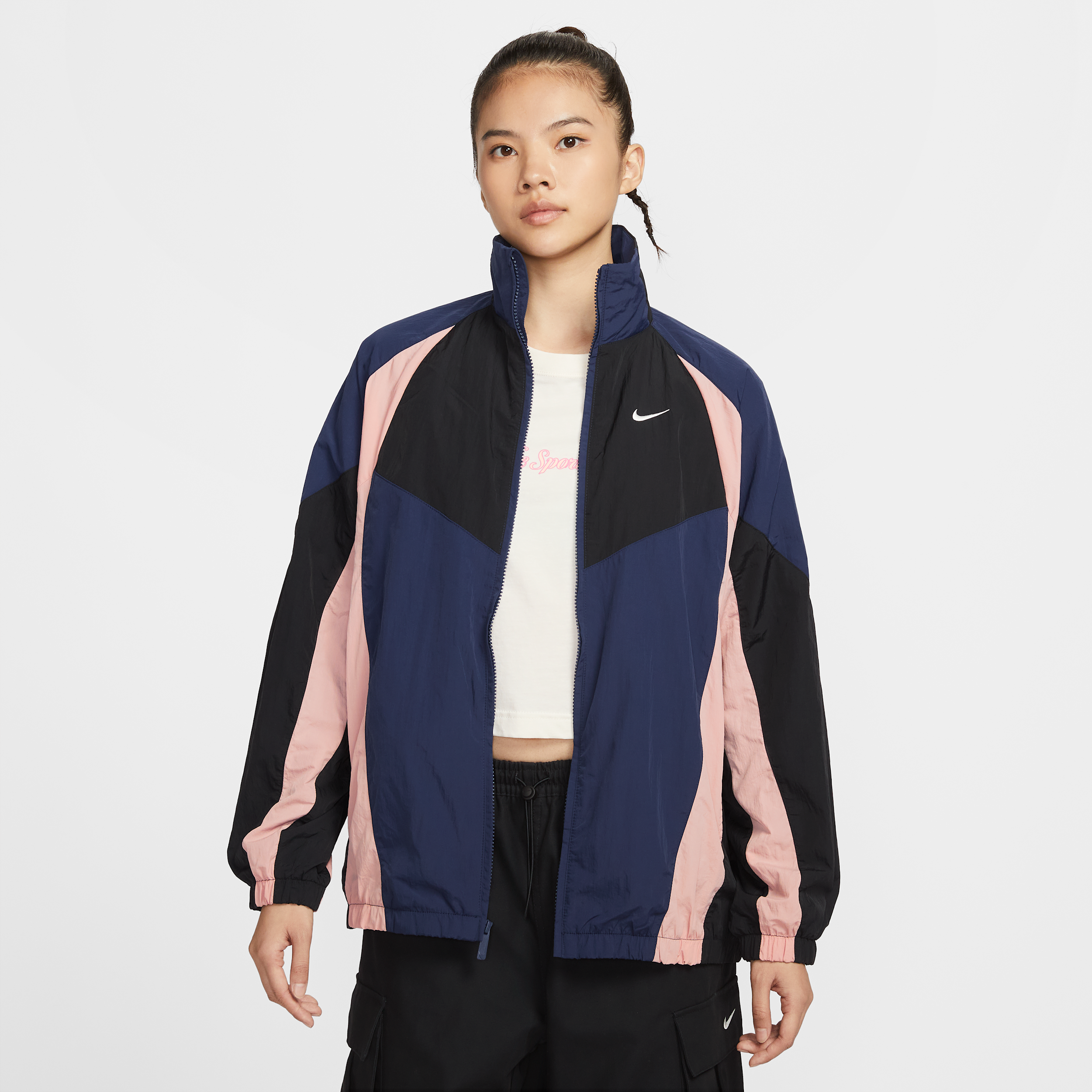 【ナイキ(NIKE)公式ストア】ナイキ スポーツウェア ウィメンズ オーバーサイズド トラックジャケット HV4030-410 ブルー 【ナイキ(NIKE)公式ストア】ナイキ スポーツウェア ウィメンズ オーバーサイズド トラックジャケット HV4030-410 ブルー