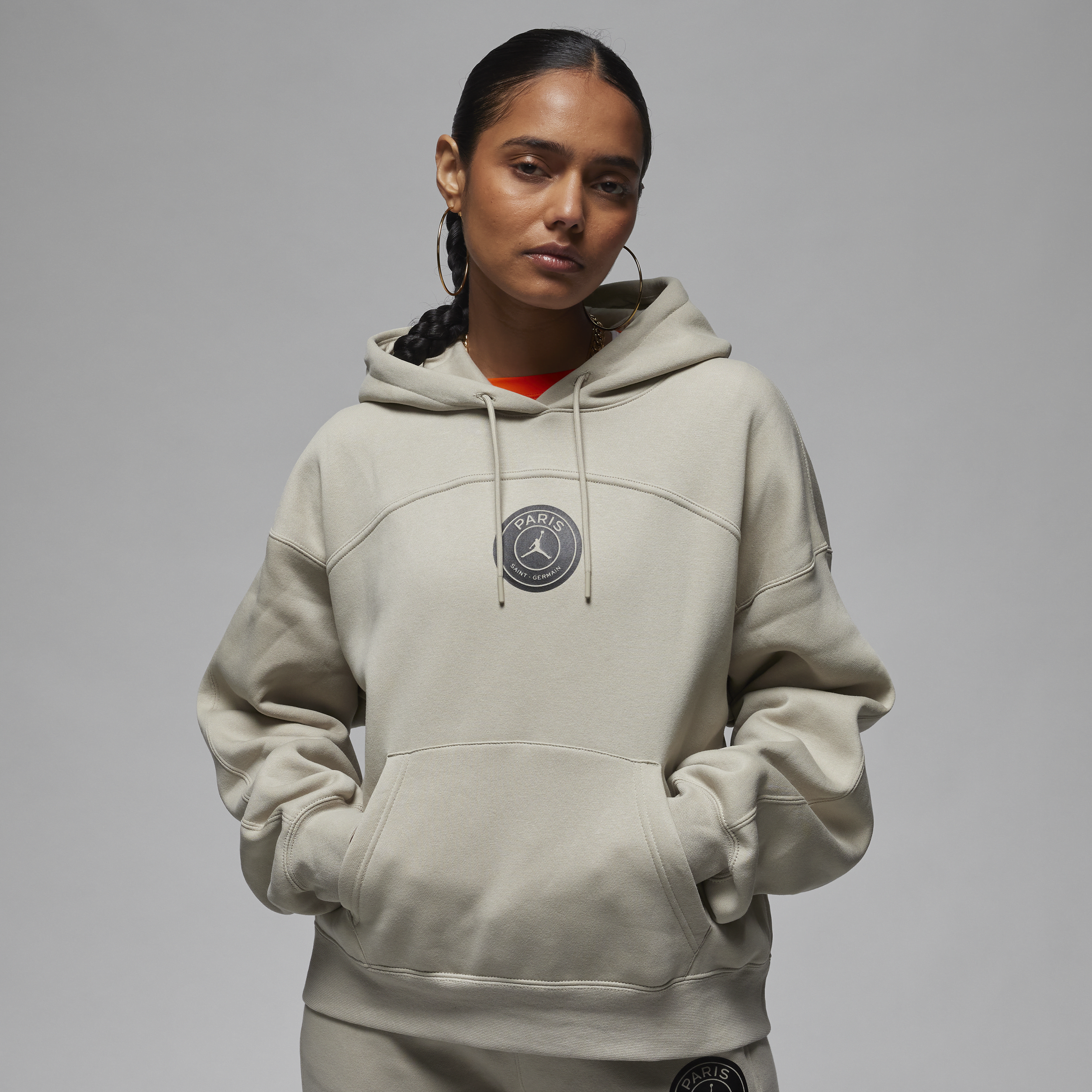 Nike París Saint-Germain Sudadera con capucha - Mujer - Marrón
