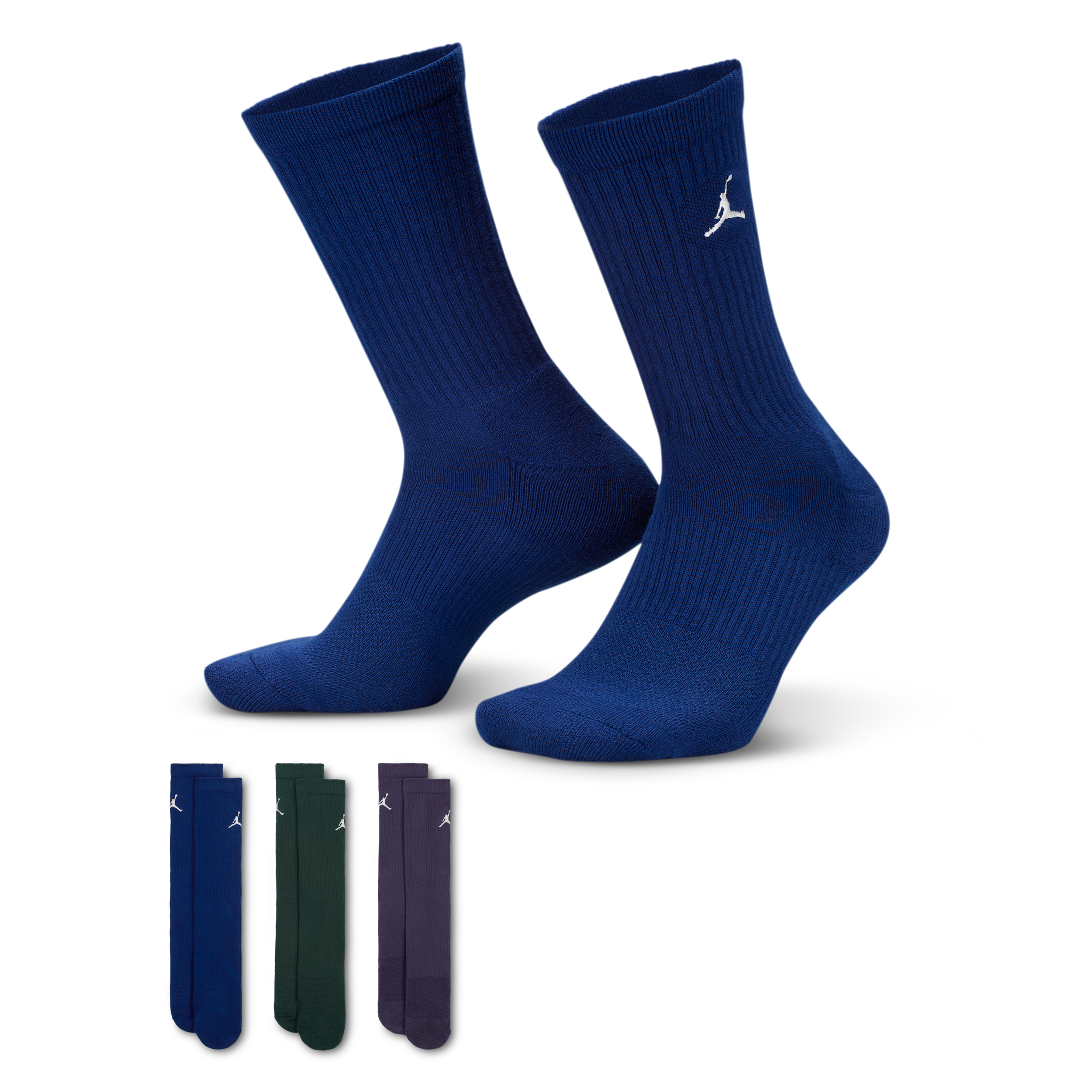 Nike Meia Jordan Everyday Crew (3 Pares) Unissex