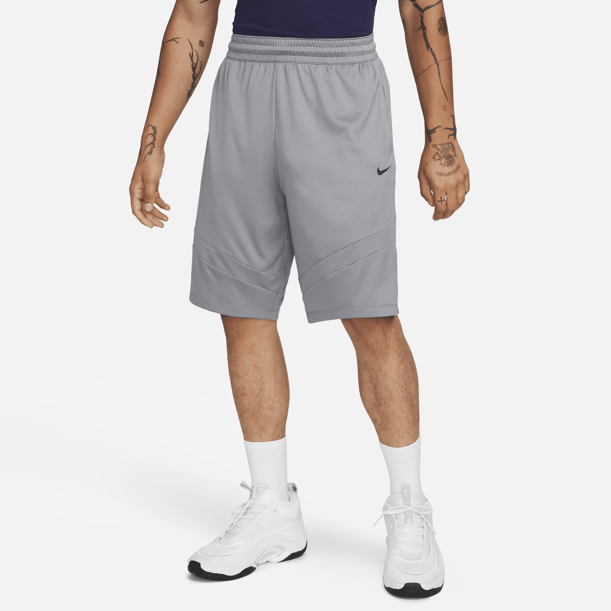 Shorts da basket Dri-FIT 28 cm Nike Icon – Uomo - Grigio