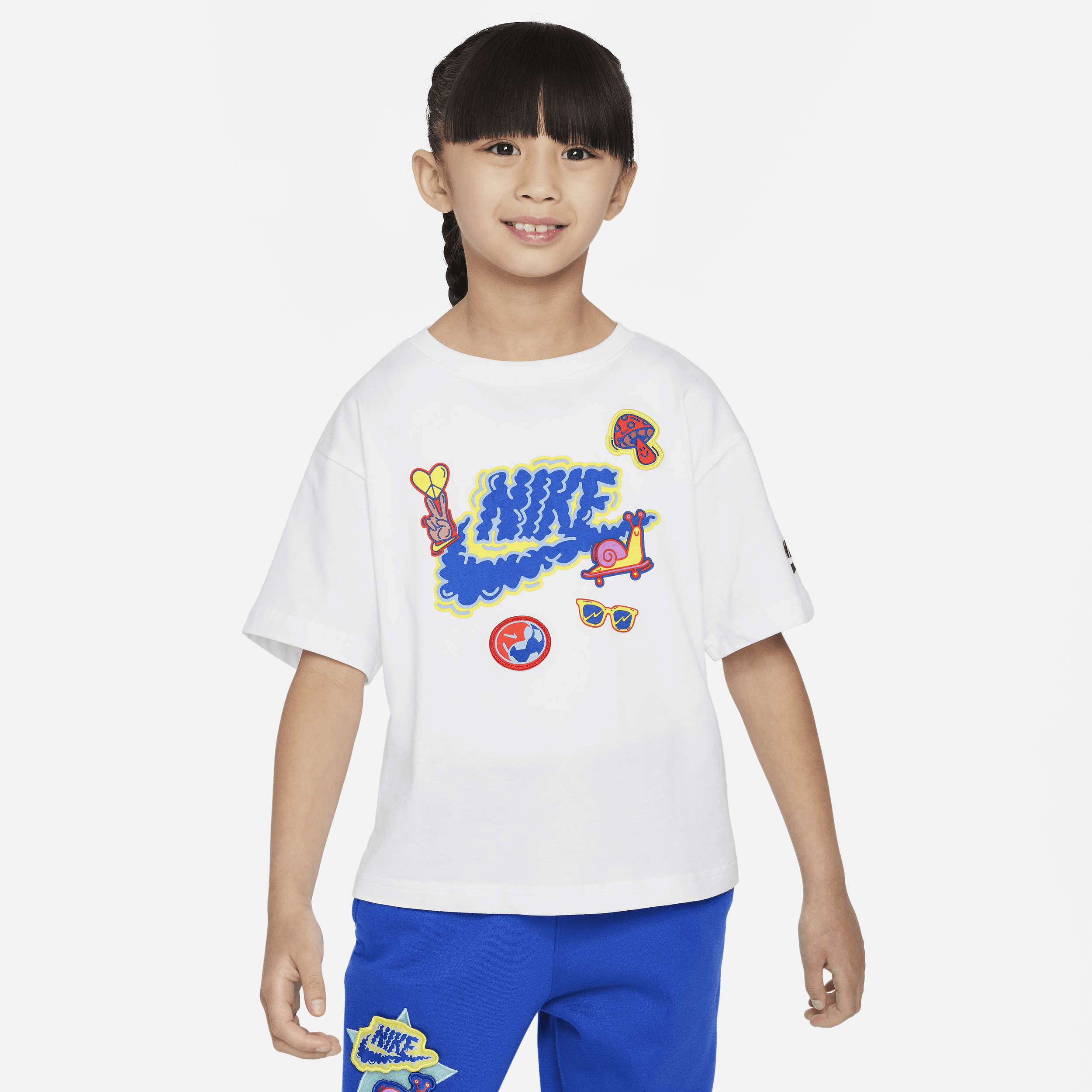 Nike 'You Do You' Tee T-shirt voor kleuters - Wit