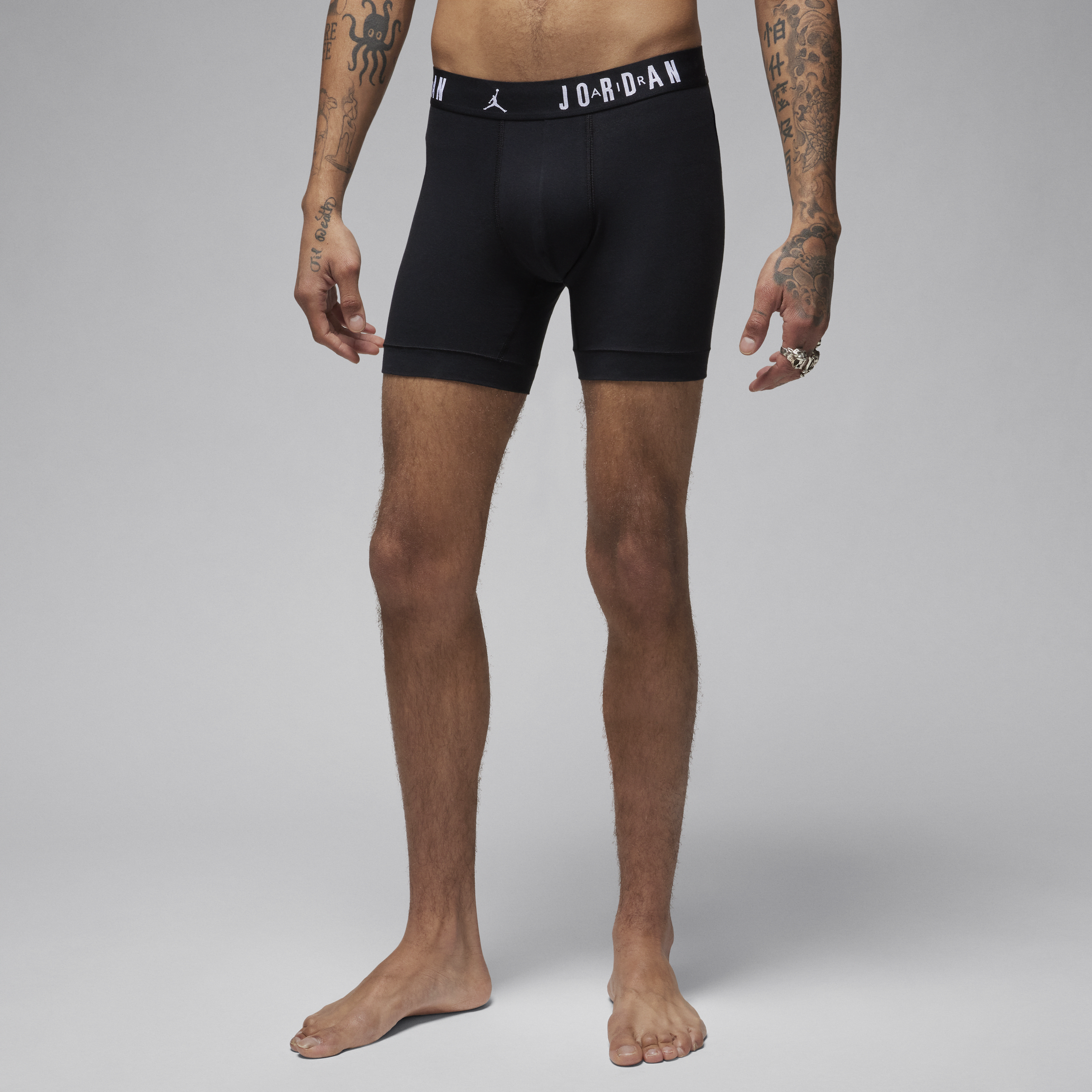 Nike Boxer Jordan Flight Cotton (confezione da 3) – Uomo - Nero