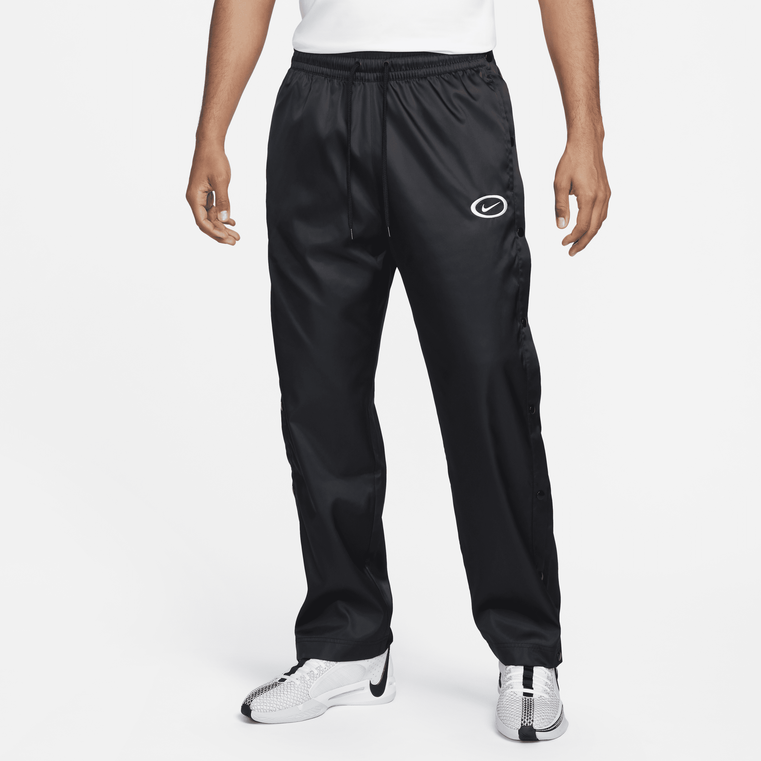 Pantaloni da basket con bottoni laterali Dri-FIT Nike DNA – Uomo - Nero