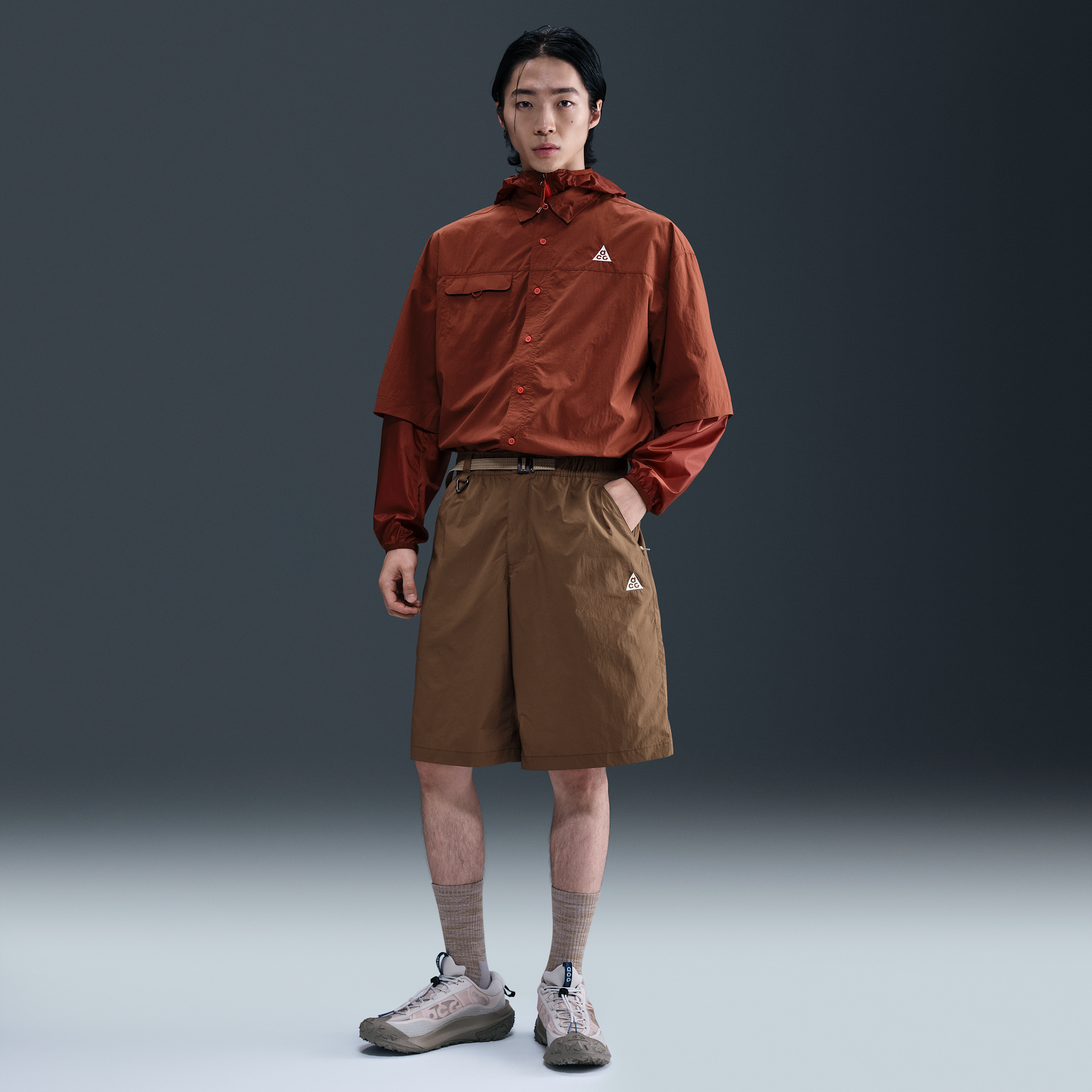 【ナイキ(NIKE)公式ストア】ナイキ ACG "Orb Weaver" UV レペル オーバーサイズド ショートパンツ HJ2888-235 ブラウン 【ナイキ(NIKE)公式ストア】ナイキ ACG "Orb Weaver" UV レペル オーバーサイズド ショートパンツ HJ2888-235 ブラウン