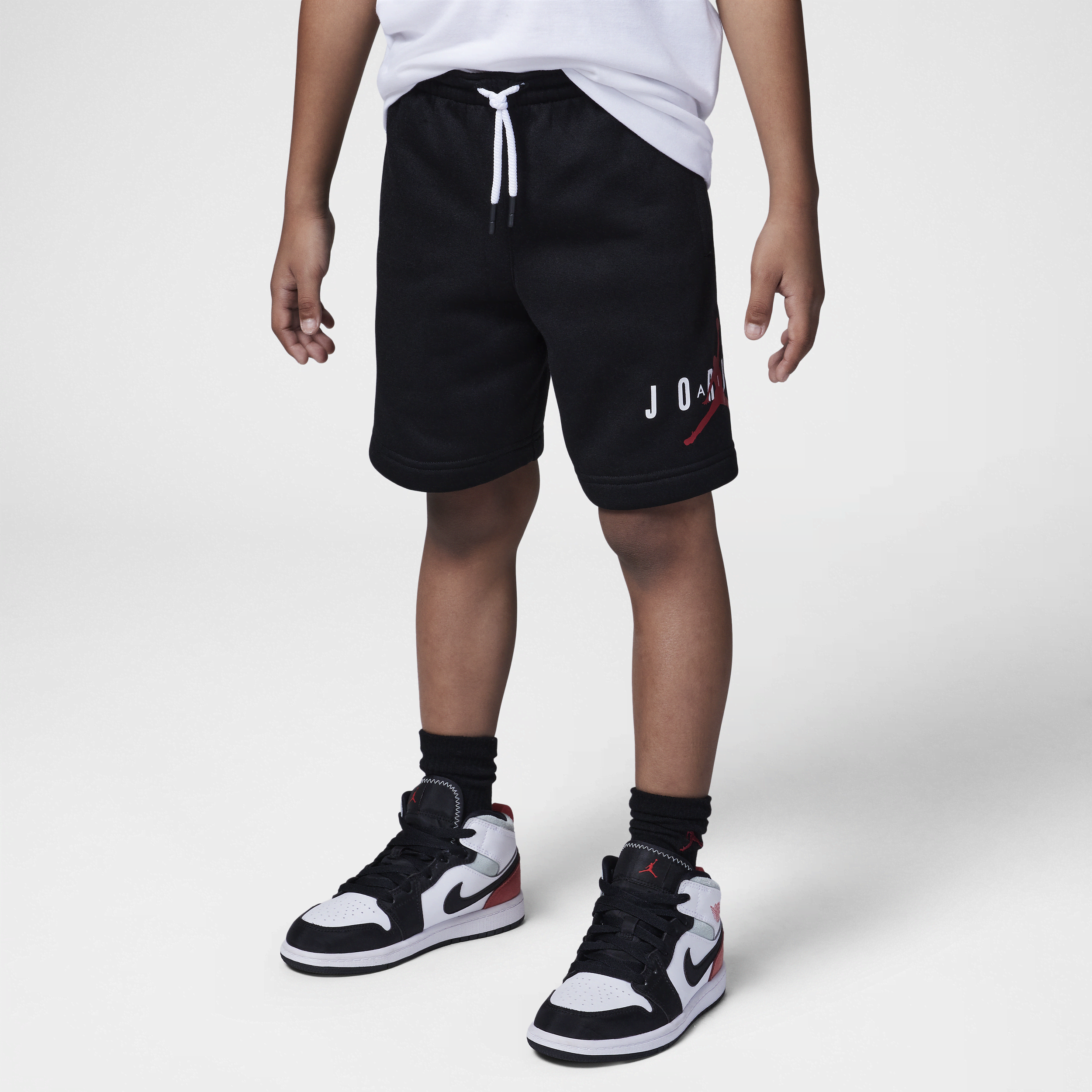 Jordan Pantalón corto de tejido Fleece - Niño/a pequeño/a - Negro