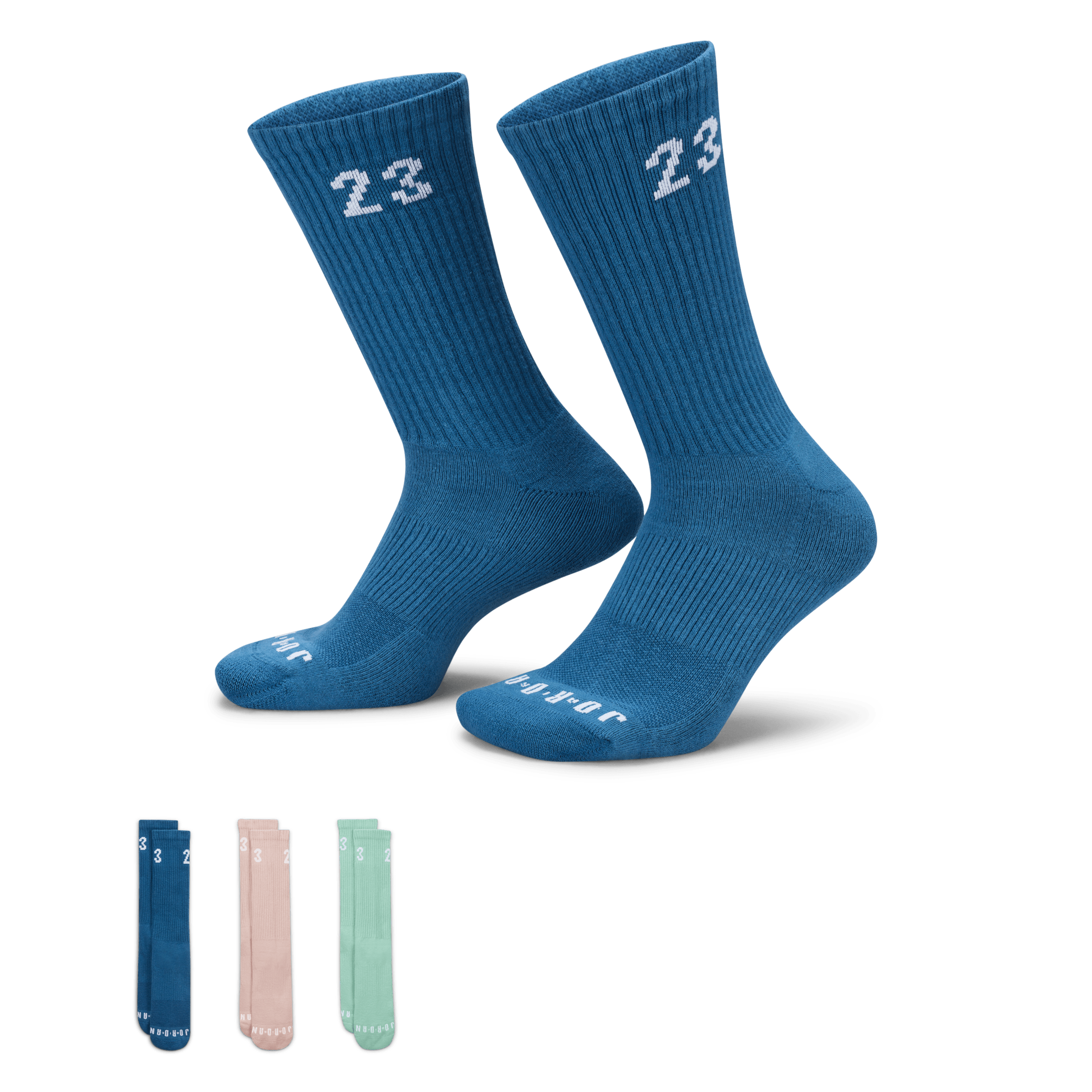 Jordan Essentials Crew sokken (3 paar) - Meerkleurig