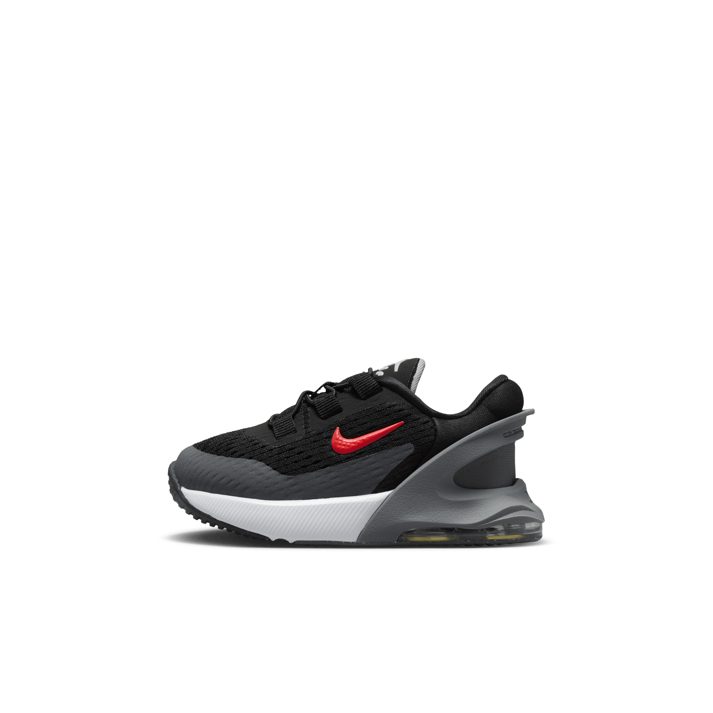 Nike Air Max 270 GO-sko, der er nemme at få på og af til babyer/småbørn - sort