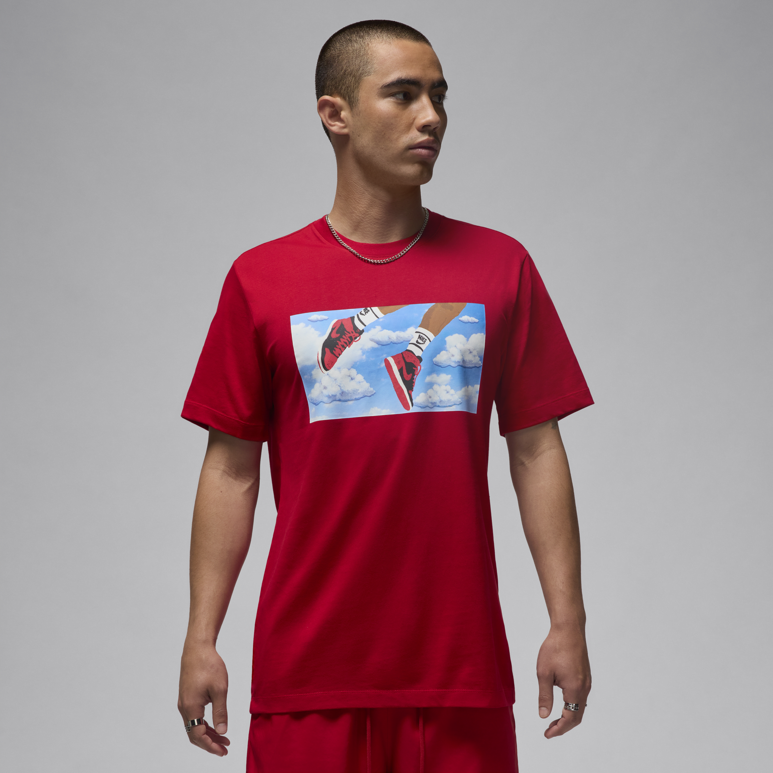 【ナイキ(NIKE)公式ストア】ジョーダン フライト エッセンシャル メンズ Tシャツ FZ1967-687 レッド 【ナイキ(NIKE)公式ストア】ジョーダン フライト エッセンシャル メンズ Tシャツ FZ1967-687 レッド