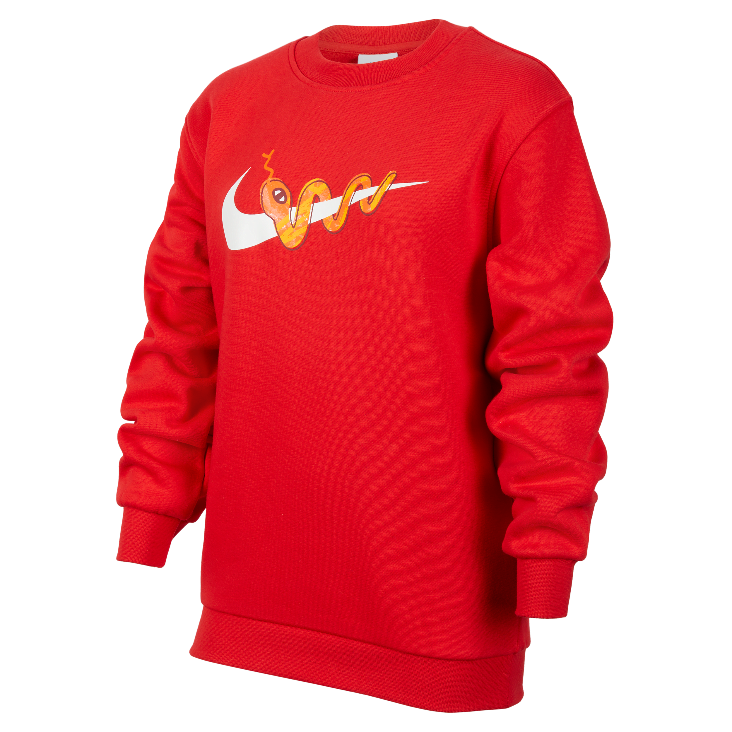 【ナイキ(NIKE)公式ストア】ナイキ スポーツウェア クラブ ジュニア フリース クルーネック スウェットシャツ HV8965-657 レッド 【ナイキ(NIKE)公式ストア】ナイキ スポーツウェア クラブ ジュニア フリース クルーネック スウェットシャツ HV8965-657 レッド