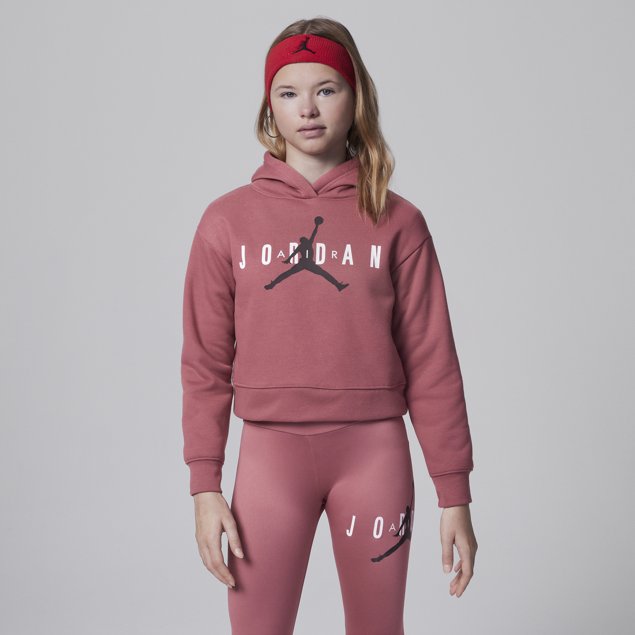 Jordan Jumpman duurzame hoodie voor kids - Roze
