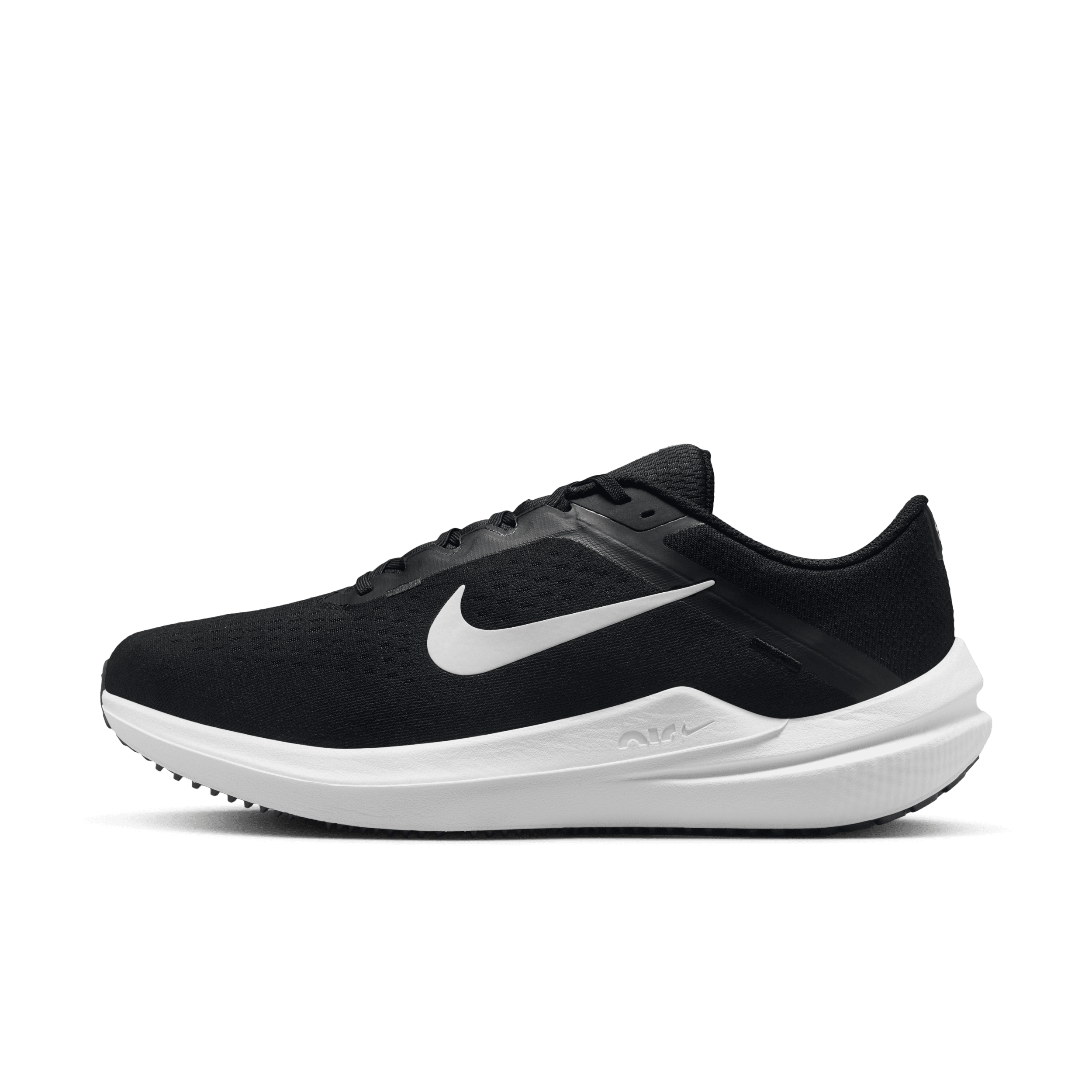 Nike Winflo 10-løbesko til vej til mænd (ekstra brede) - sort