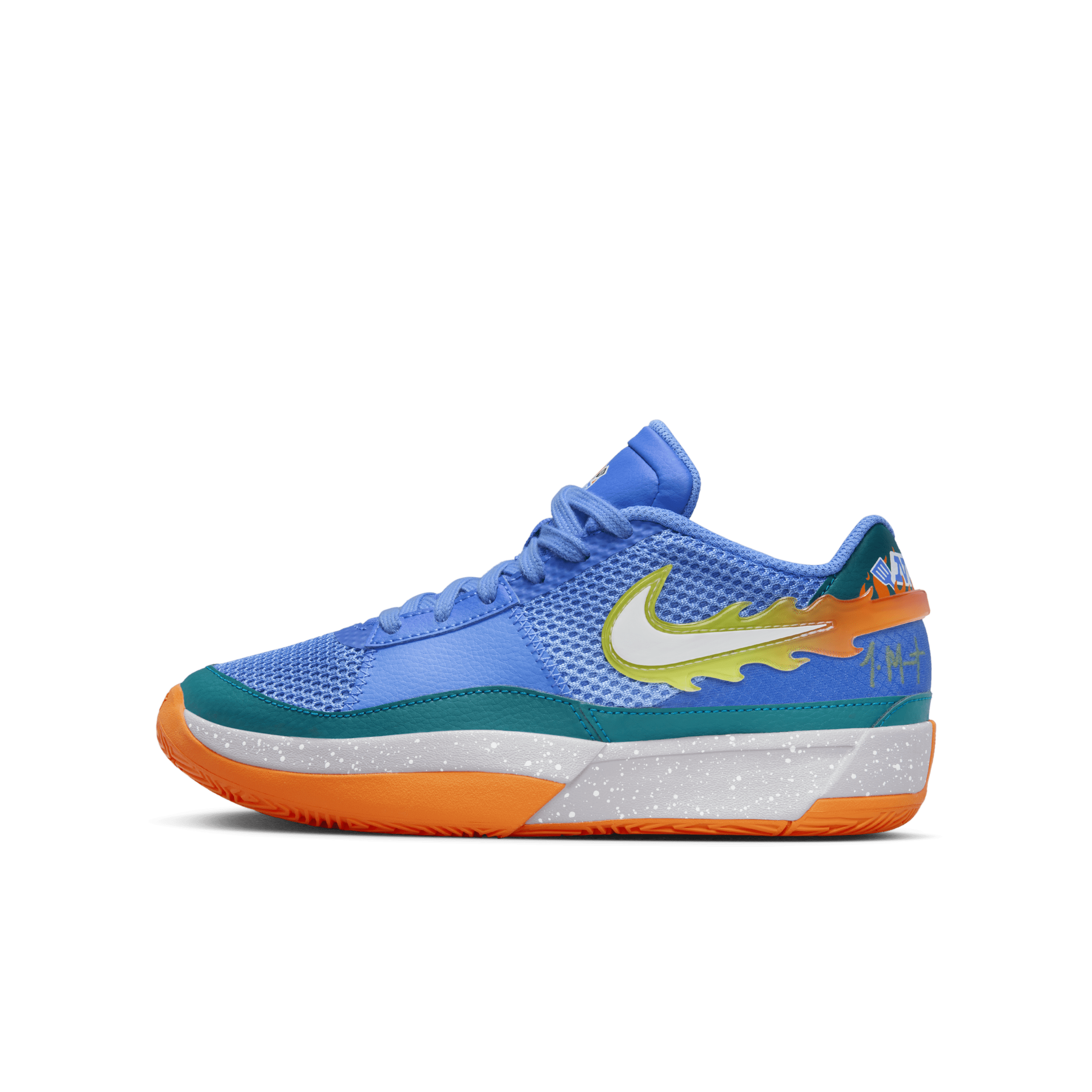 Nike Ja 1 'Backyard BBQ' basketbalschoenen voor kids - Blauw