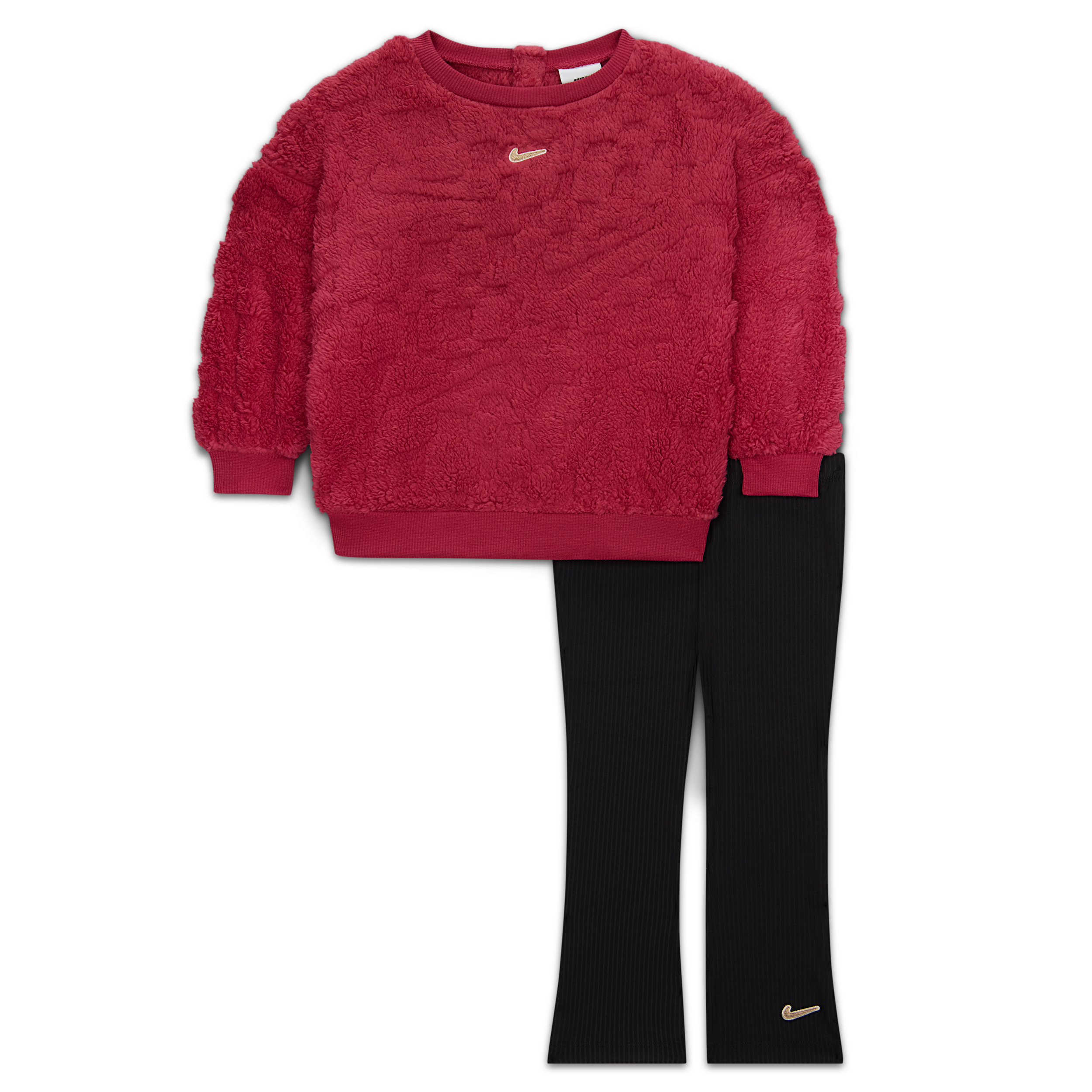 Nike Cozy Conjunto de 2 piezas con leggings acampanados - Bebé (12-24 M) - Negro