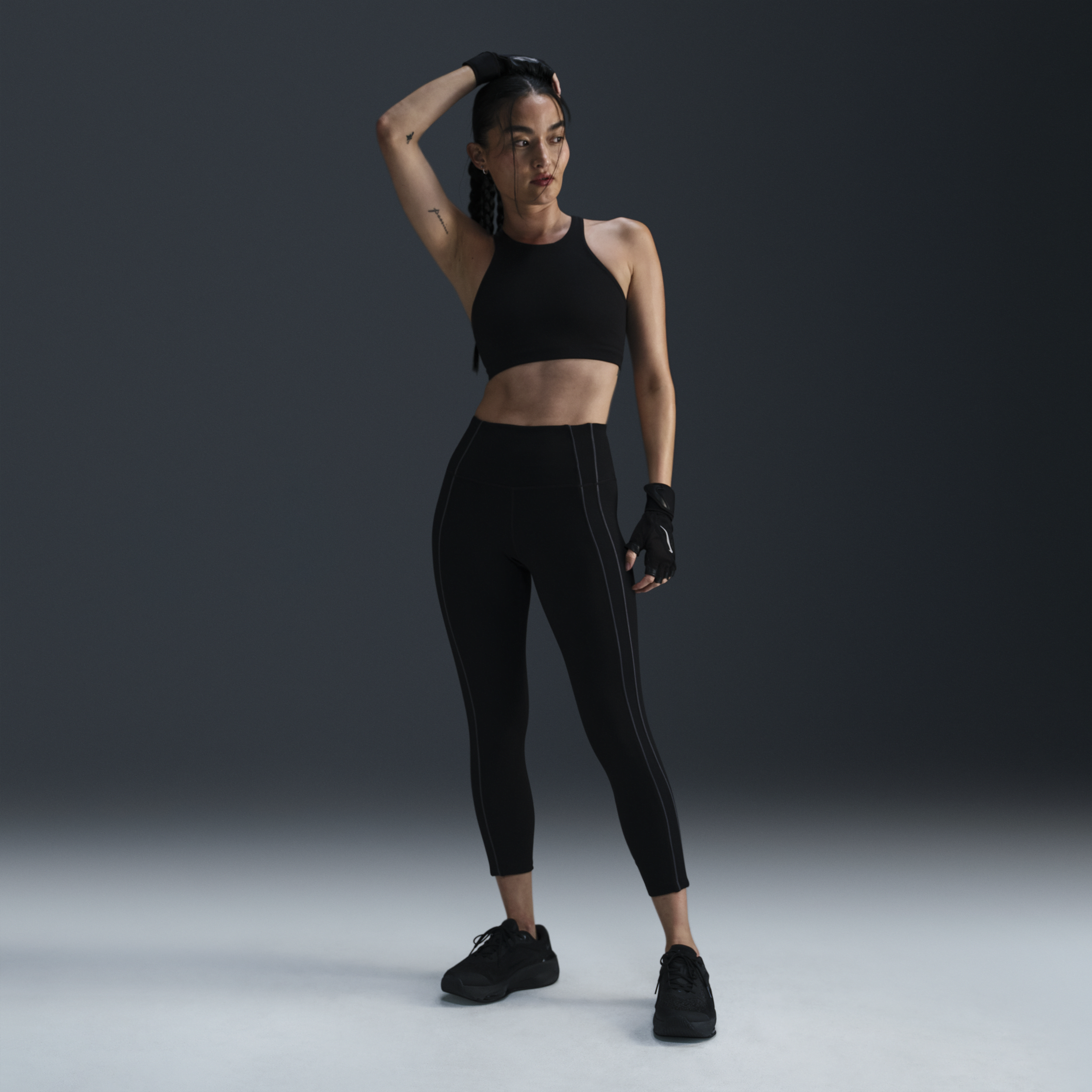 【ナイキ(NIKE)公式ストア】ナイキ ワン ウィメンズ ハイウエスト 7/8 レギンス FV9621-010 ブラック 【ナイキ(NIKE)公式ストア】ナイキ ワン ウィメンズ ハイウエスト 7/8 レギンス FV9621-010 ブラック