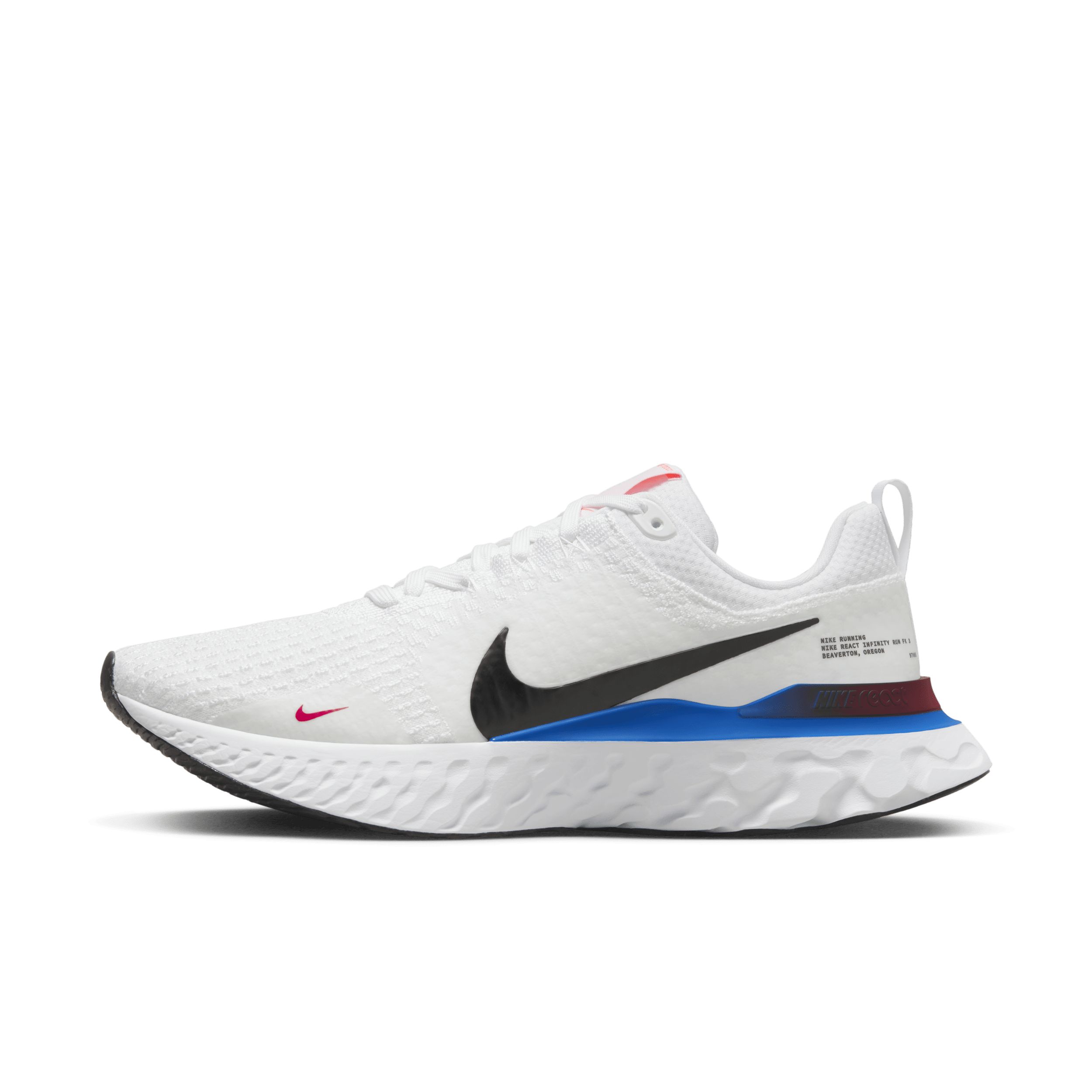 Nike React Infinity Run Flyknit 3 Hardloopschoenen voor heren (straat) - Wit