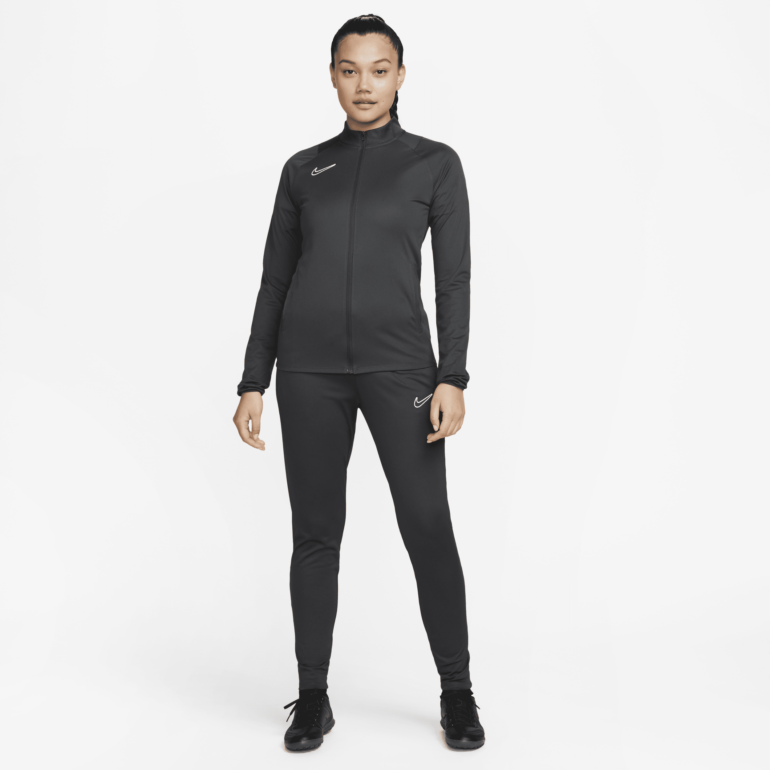 Nike Dri-FIT Academy-tracksuit til kvinder - grå
