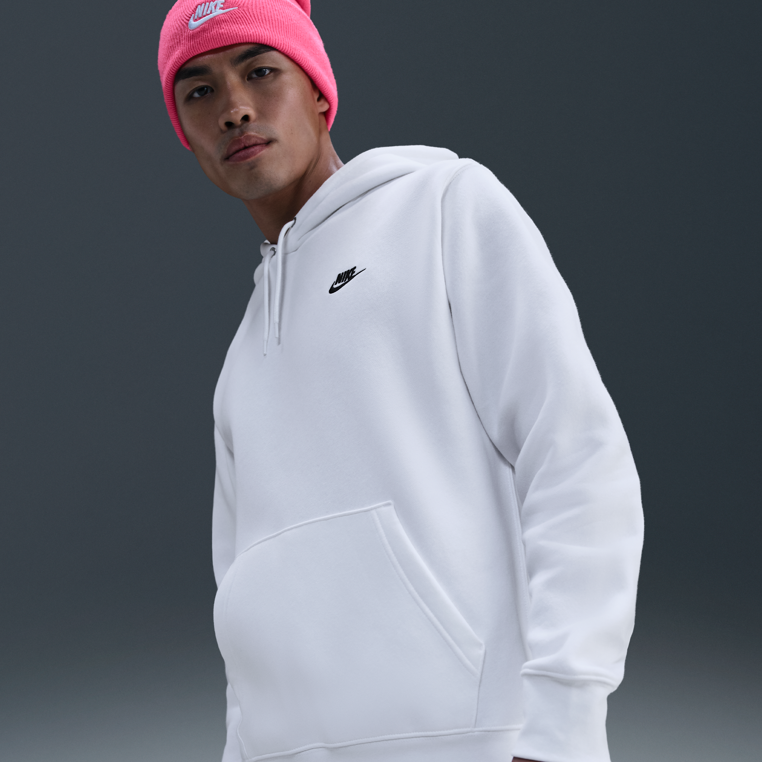 【ナイキ（NIKE）公式ストア】ナイキ クラブ メンズ プルオーバー フリース パーカー FN3860-100 ホワイト