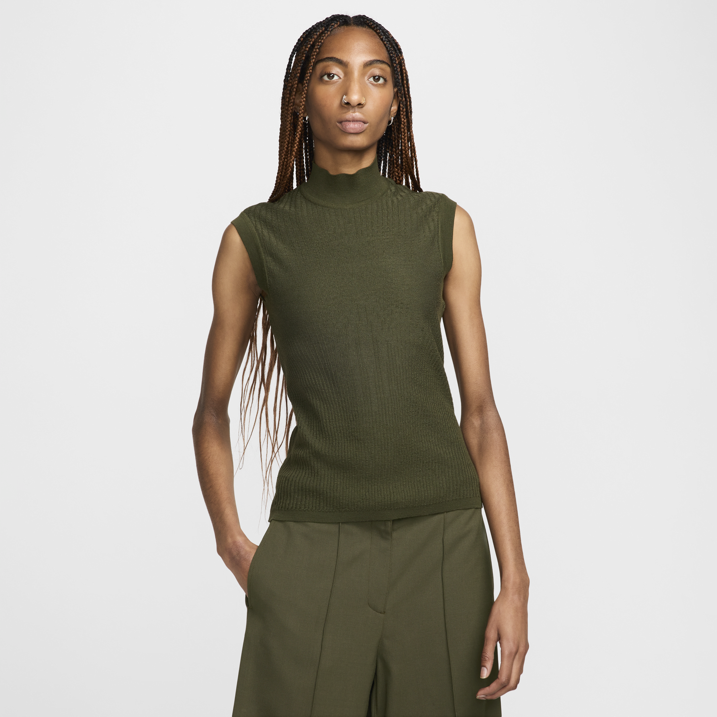 【ナイキ(NIKE)公式ストア】ナイキ Every Stitch Considered ウィメンズ ニット タンクトップ FQ0288-355 グリーン 【ナイキ(NIKE)公式ストア】ナイキ Every Stitch Considered ウィメンズ ニット タンクトップ FQ0288-355 グリーン