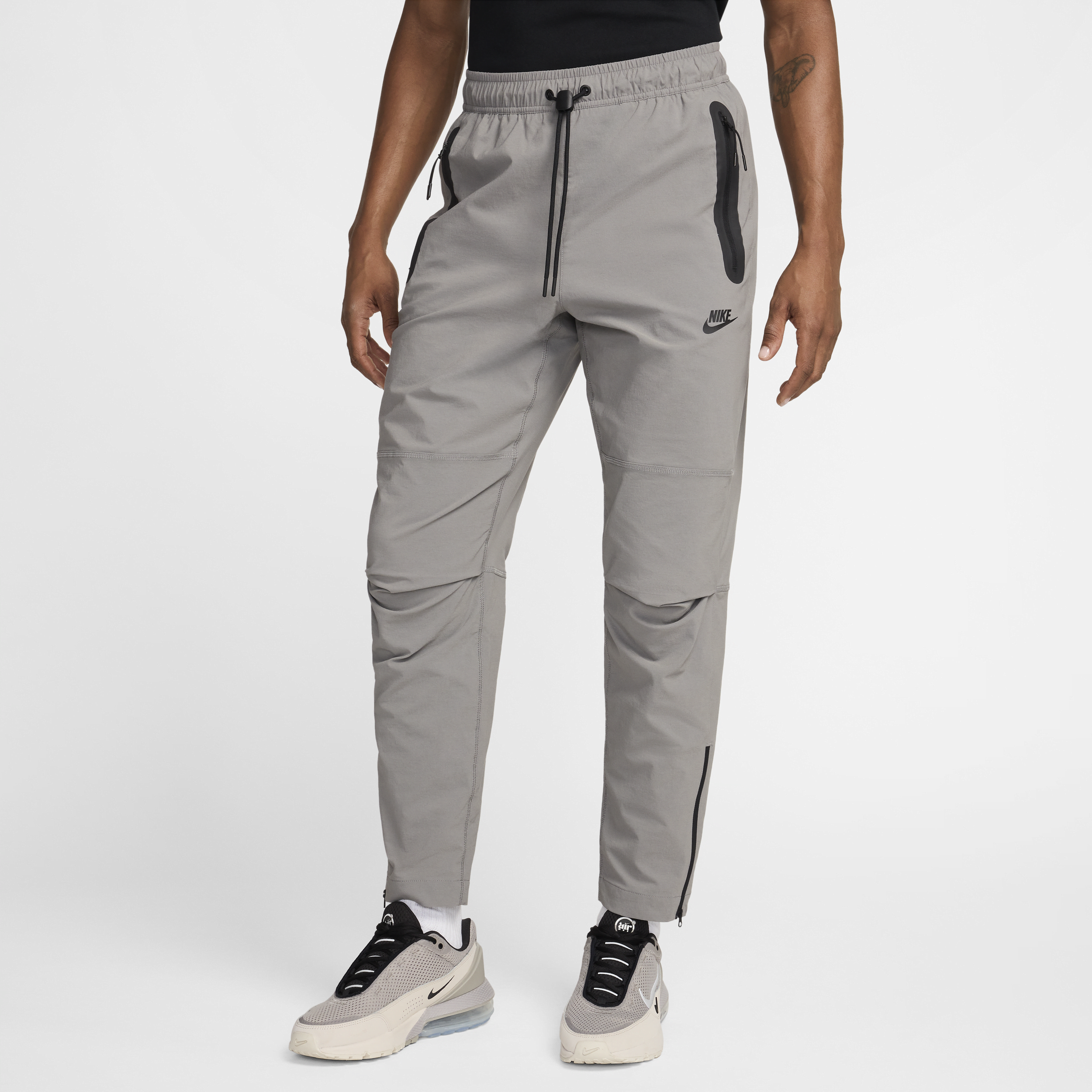 Nike Tech Woven Pants - Grey - Mens | HM8241-014 | FOOTY.COM