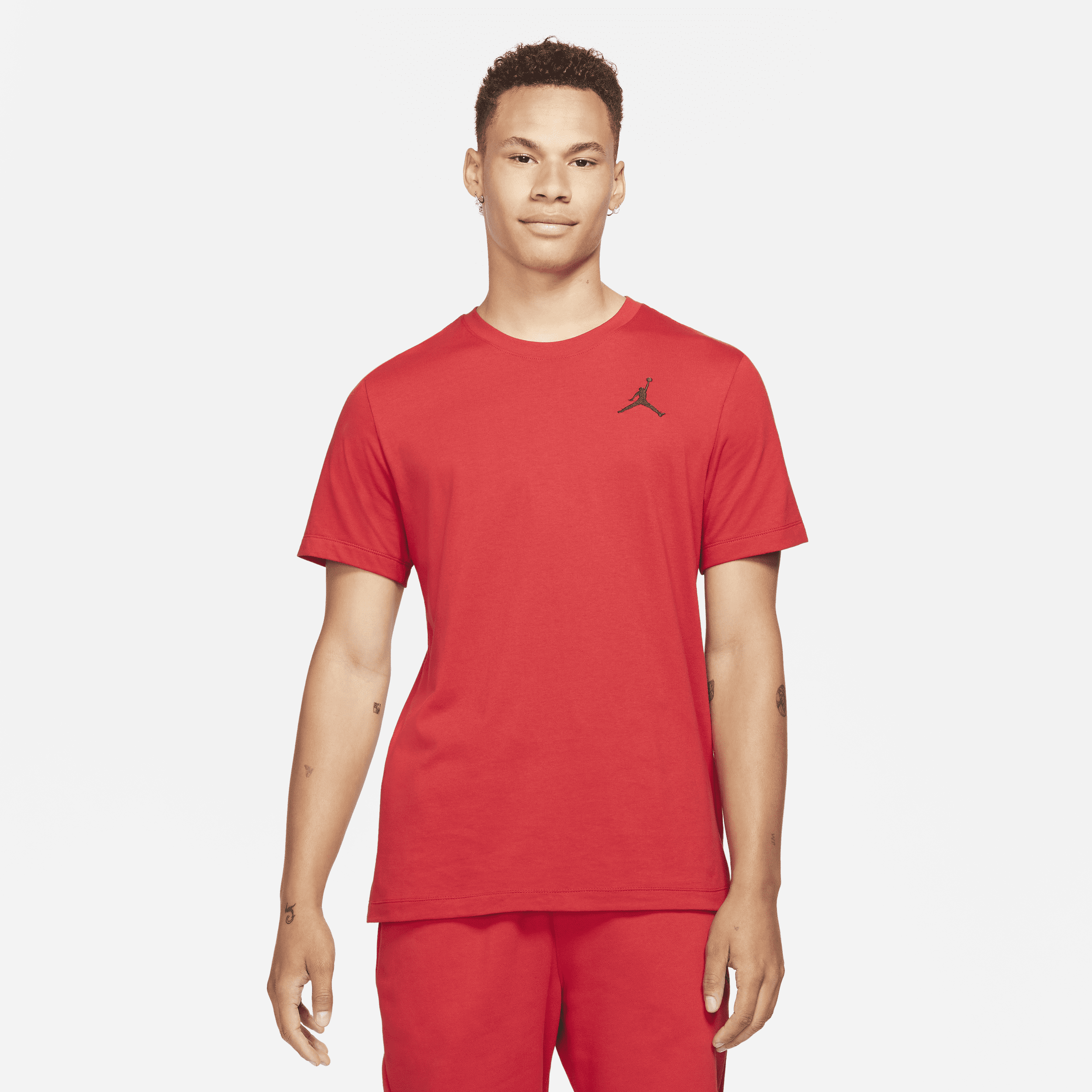 Nike Kortærmet Jordan Jumpman-T-shirt til mænd - rød