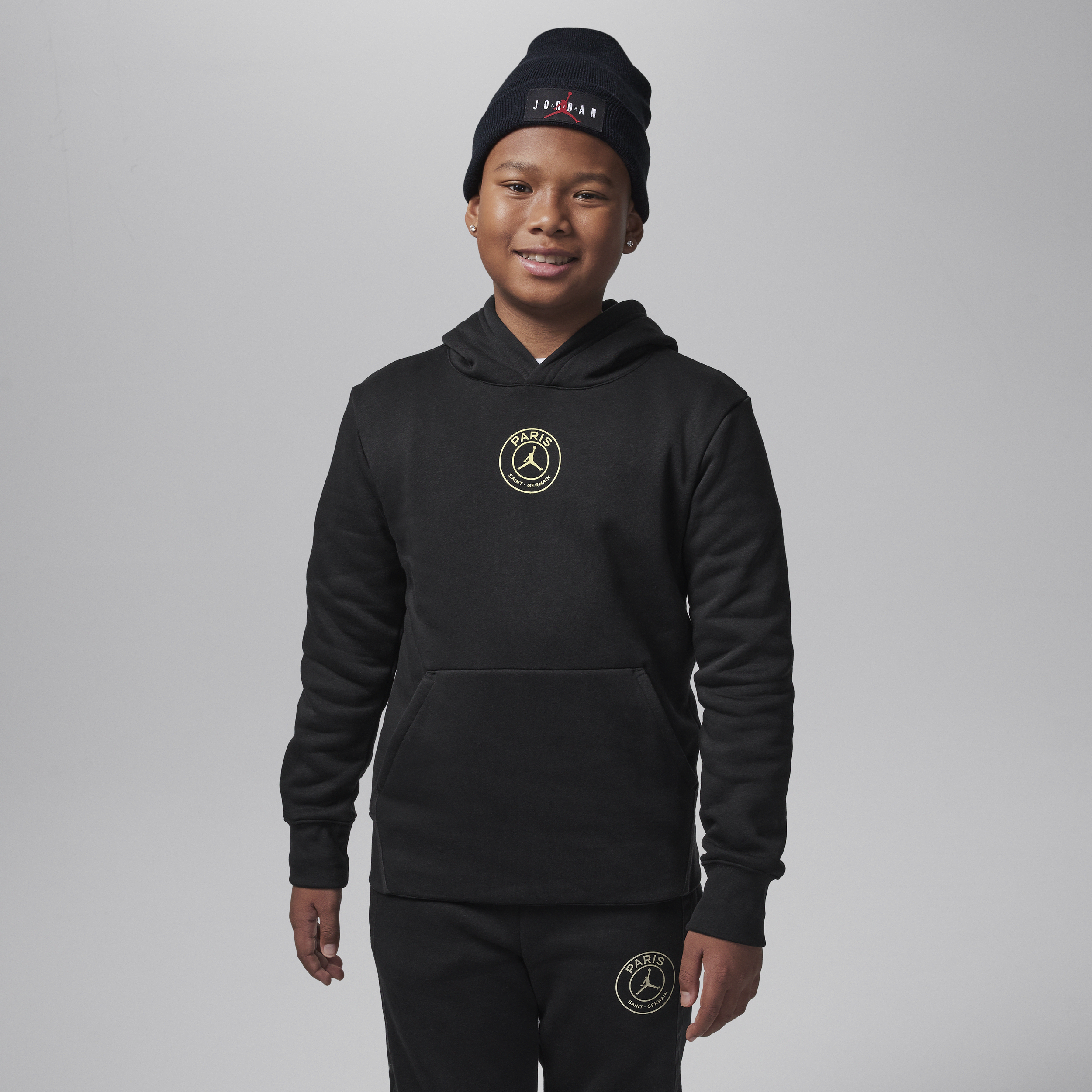 Jordan Paris Saint-Germain hoodie voor kids - Zwart