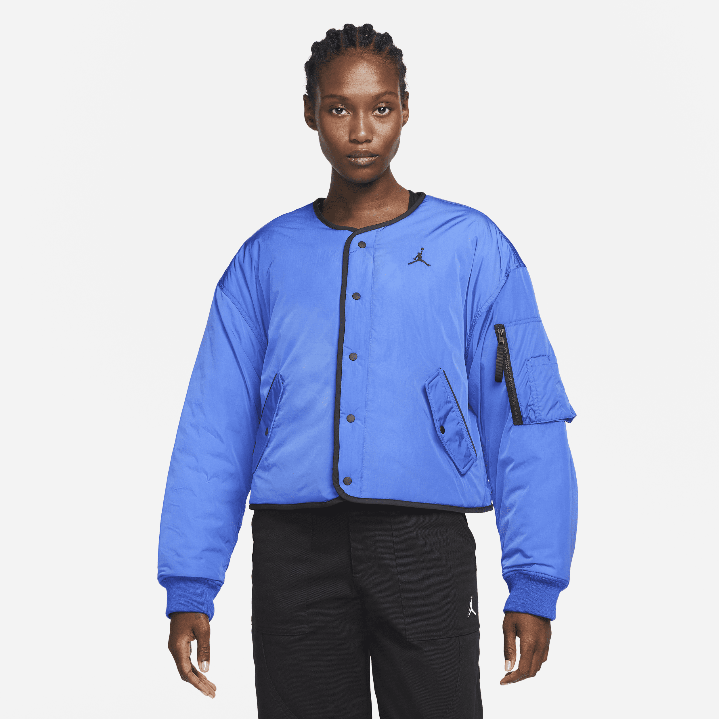 Royal blue deals flight jacket