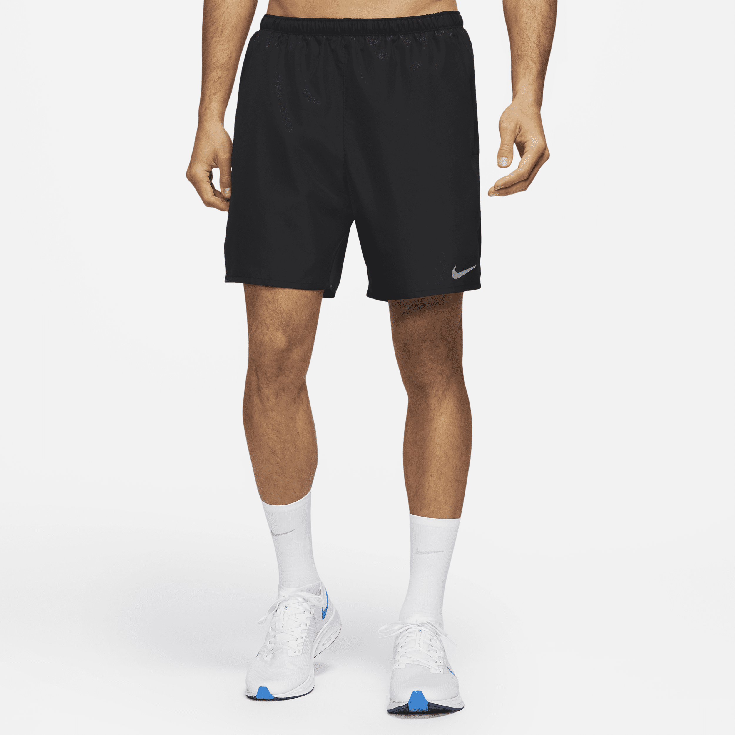 Nike Challenger 2-in-1 hardloopshorts voor heren - Zwart