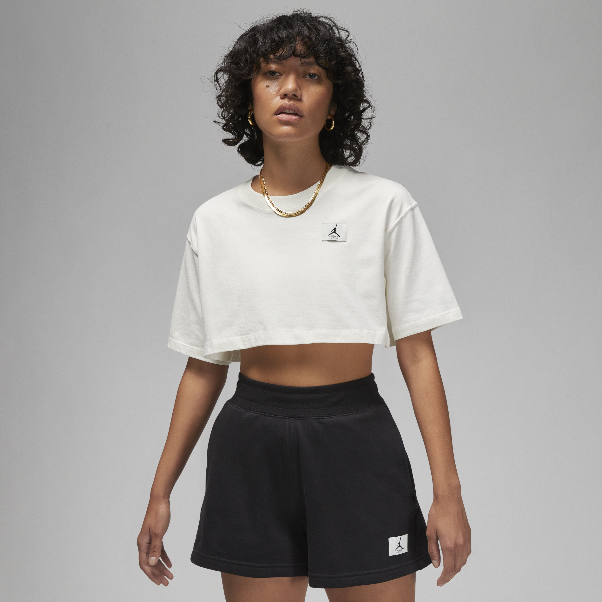 Nike Camiseta Jordan Cropped Sport Feminina