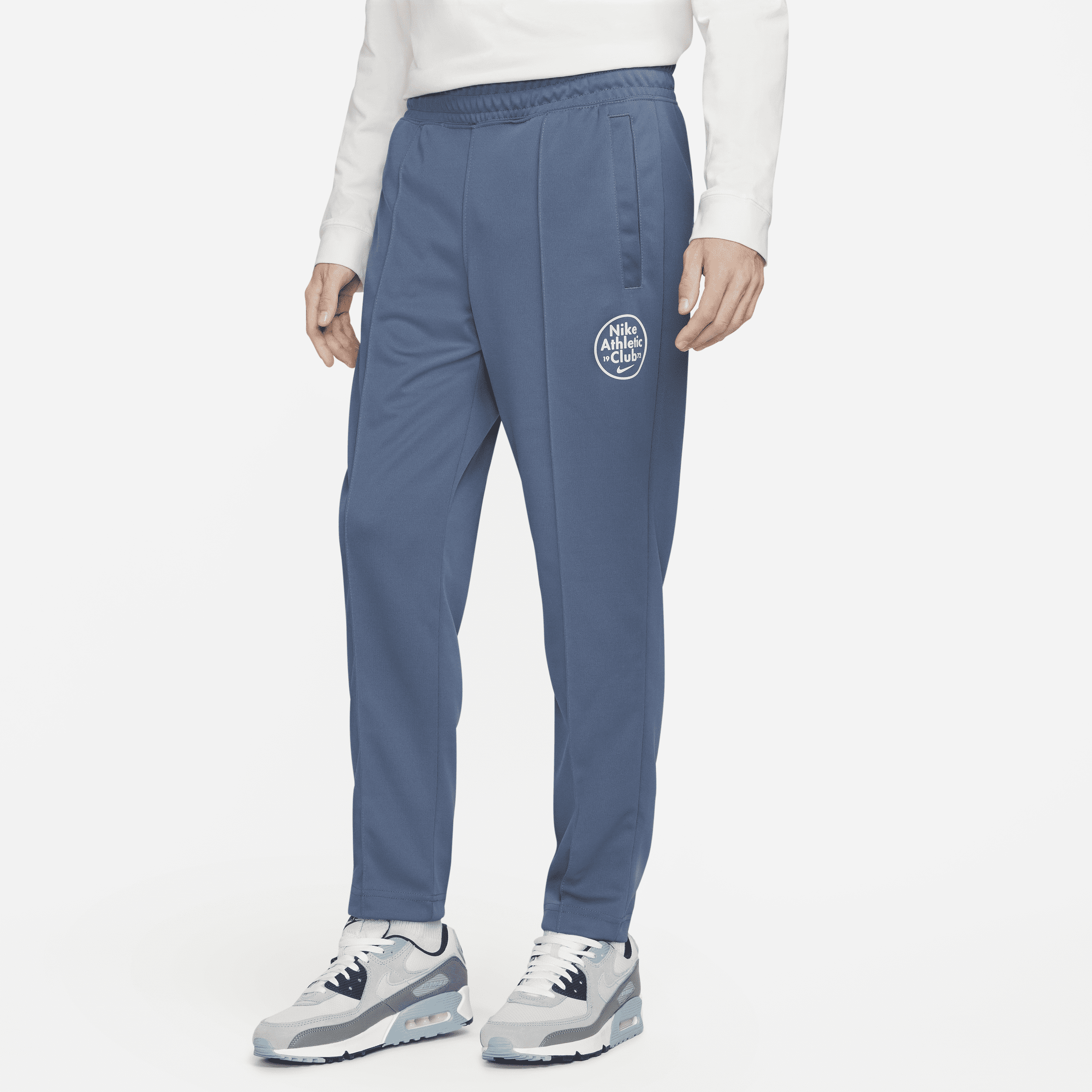 Nike Sportswear-bukser med pressefolder til mænd - blå