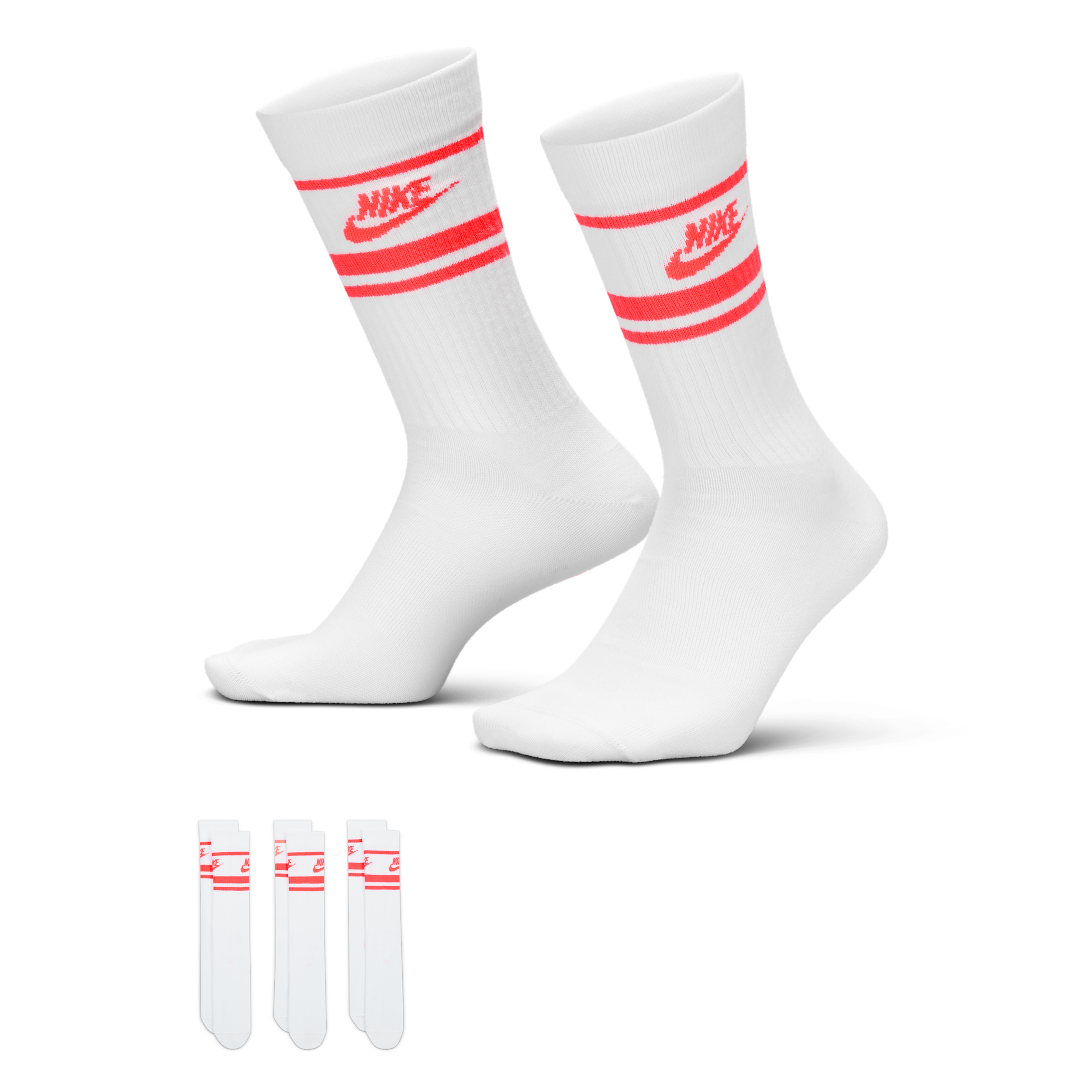 Meia Nike Sportswear Everyday Essential (3 pares) Unissex