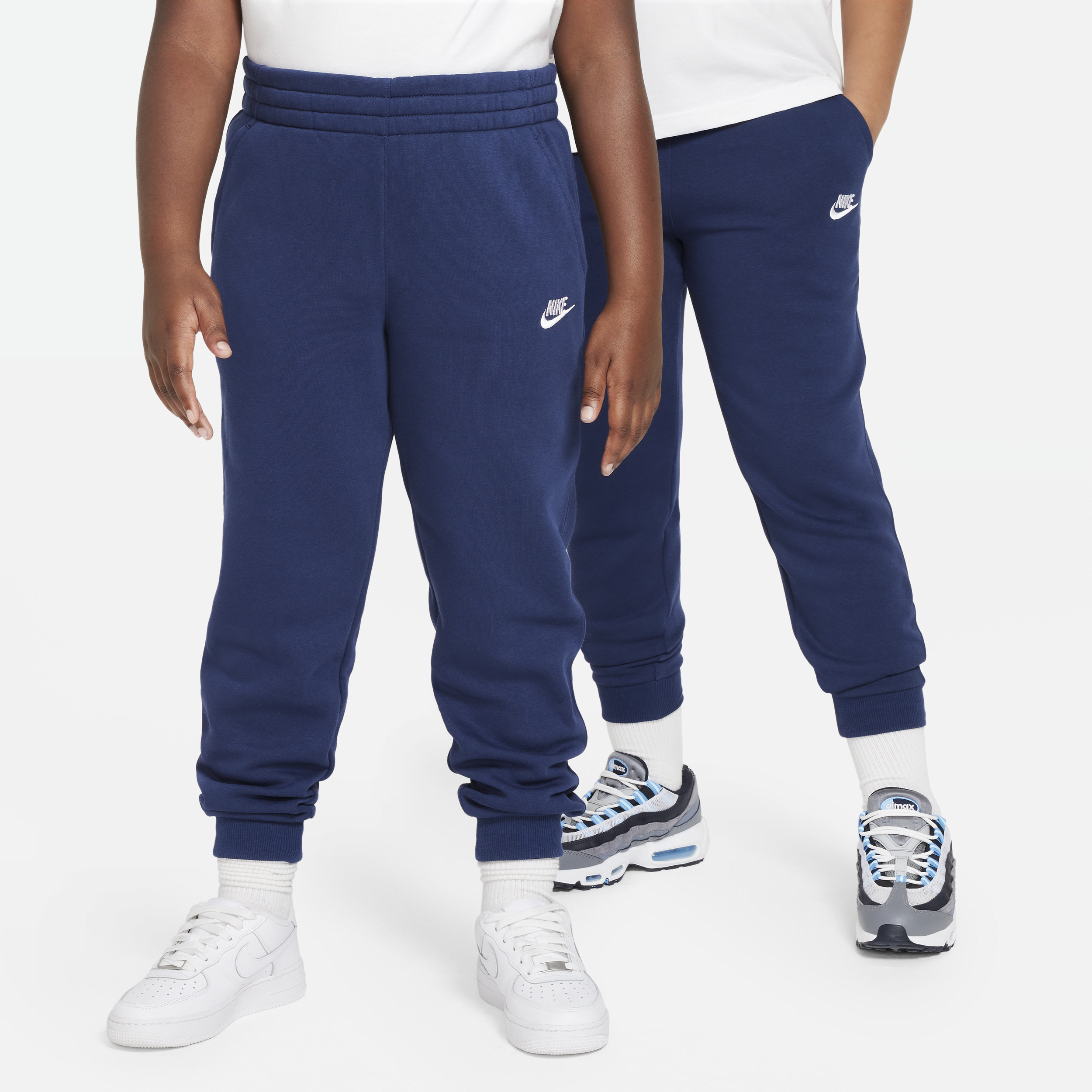 Nike Sportswear Club Fleece-joggers (udvidet størrelse) til større børn - blå