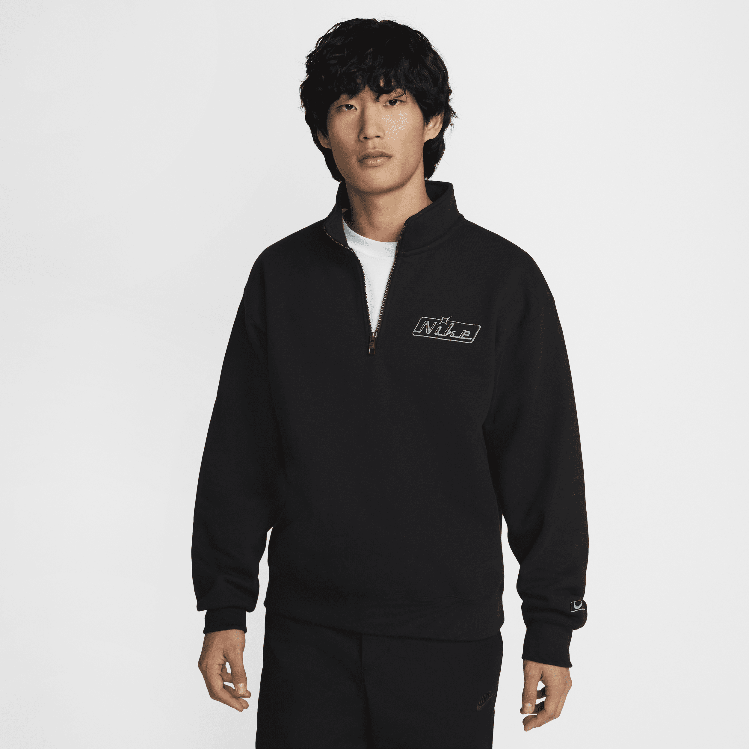 【ナイキ(NIKE)公式ストア】ナイキ メンズ 1/4ジップ トップ HQ2955-010 ブラック 【ナイキ(NIKE)公式ストア】ナイキ メンズ 1/4ジップ トップ HQ2955-010 ブラック