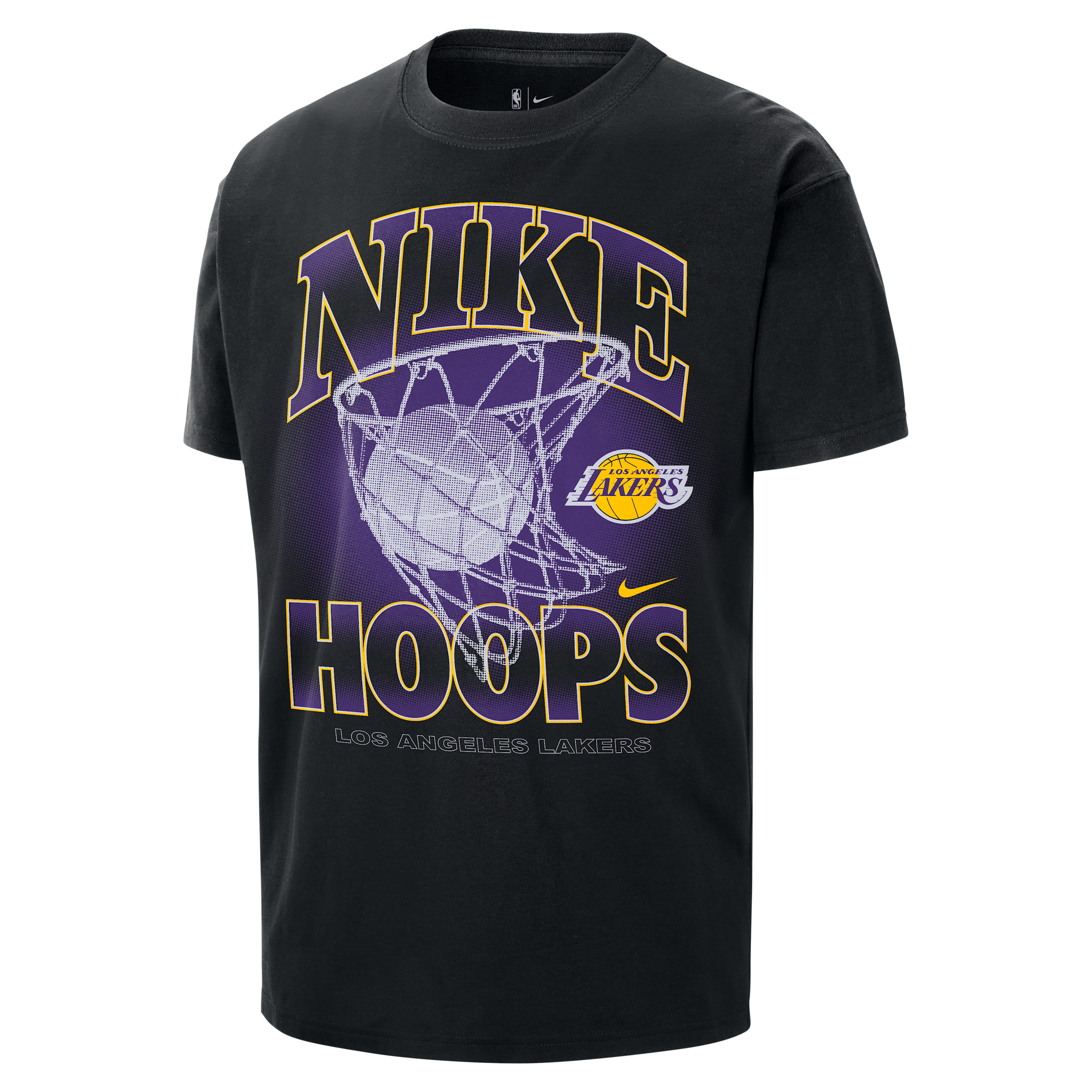 【ナイキ(NIKE)公式ストア】ロサンゼルス レイカーズ コートサイド メンズ ナイキ NBA マックス90 Tシャツ HQ1270-010 ブラック 【ナイキ(NIKE)公式ストア】ロサンゼルス レイカーズ コートサイド メンズ ナイキ NBA マックス90 Tシャツ HQ1270-010 ブラック