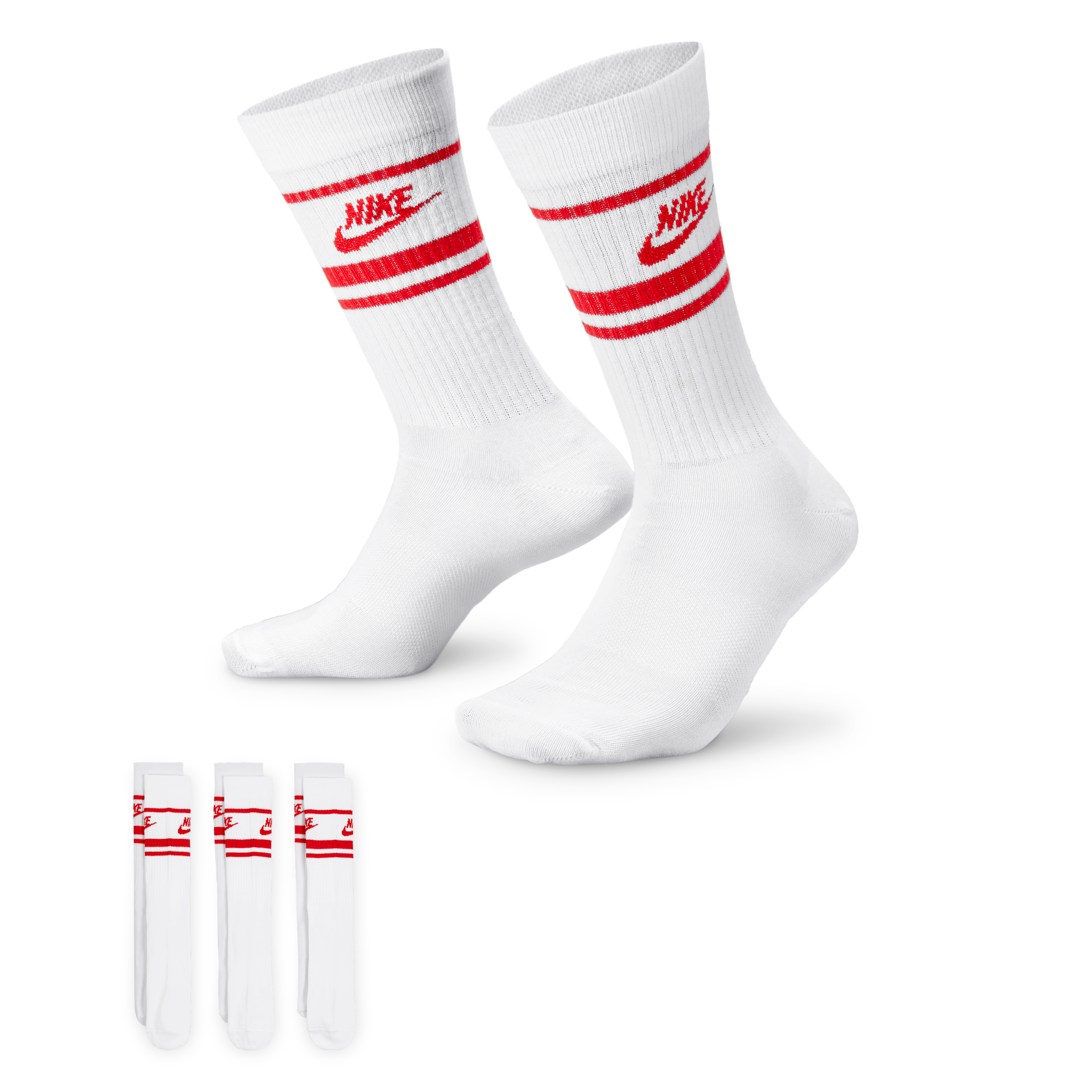 Meia Nike Sportswear Everyday Essential (3 pares) Unissex