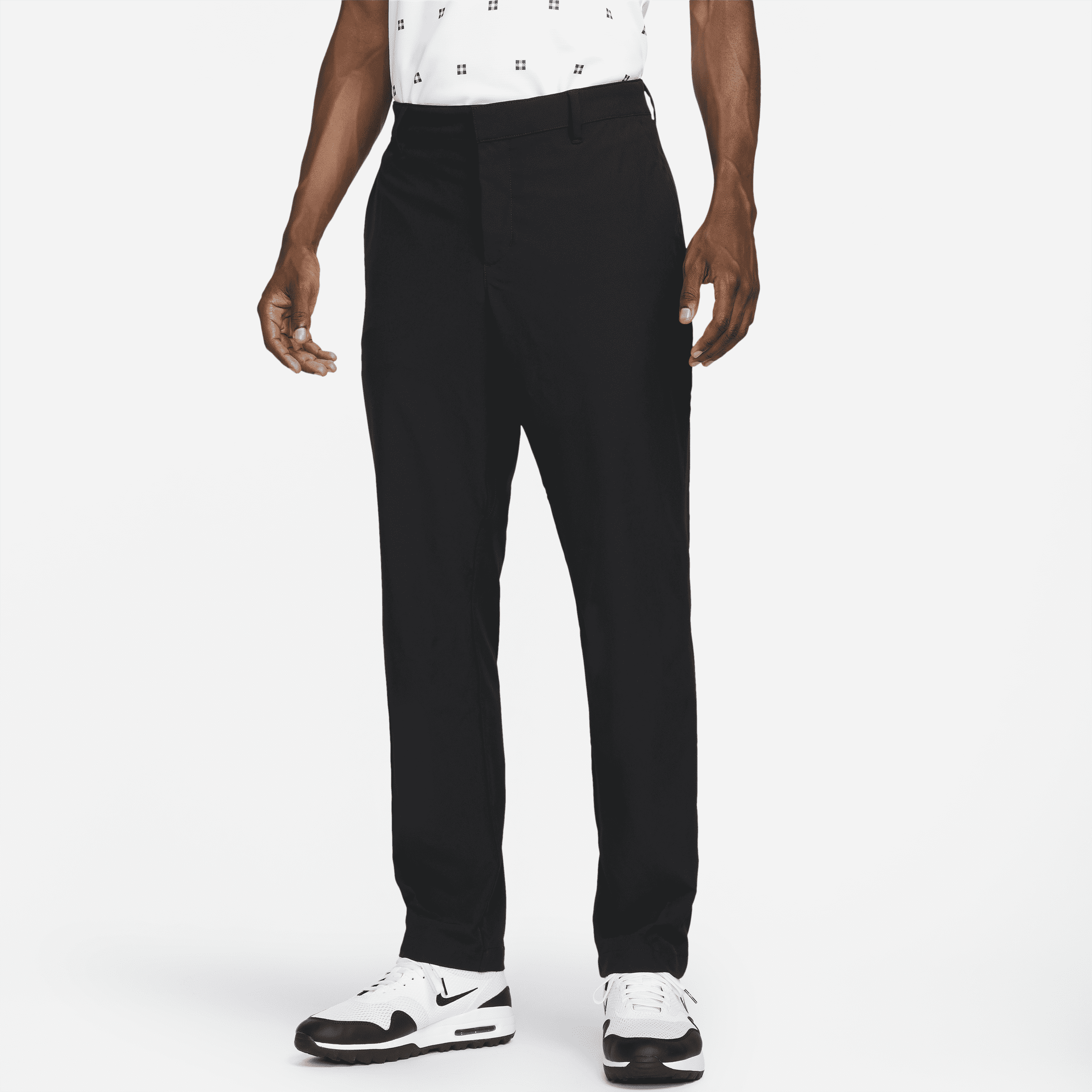 Nike Dri-FIT Vapor Golfbroek met aansluitende pasvorm voor heren - Zwart