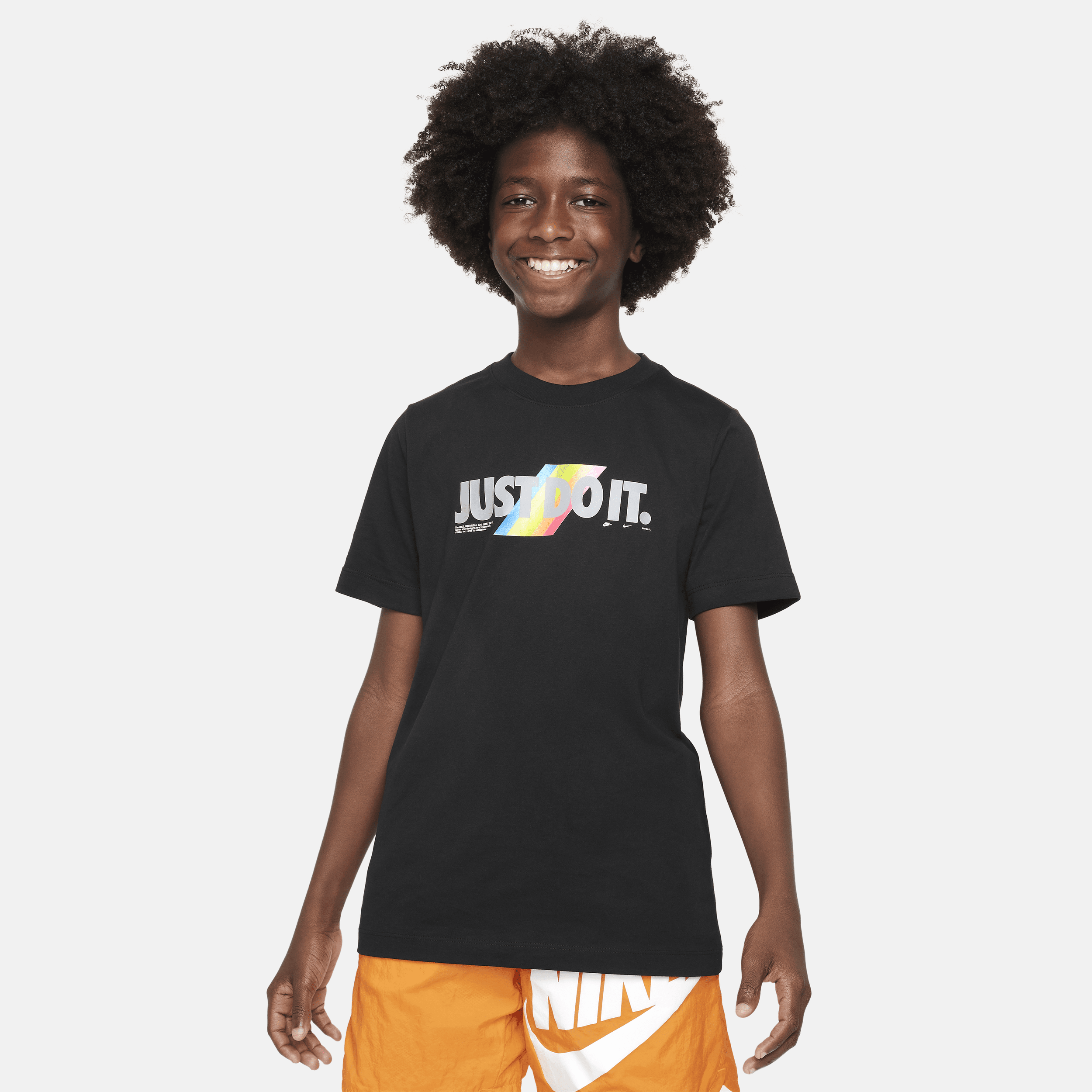Nike Sportswear-T-shirt til større børn - sort