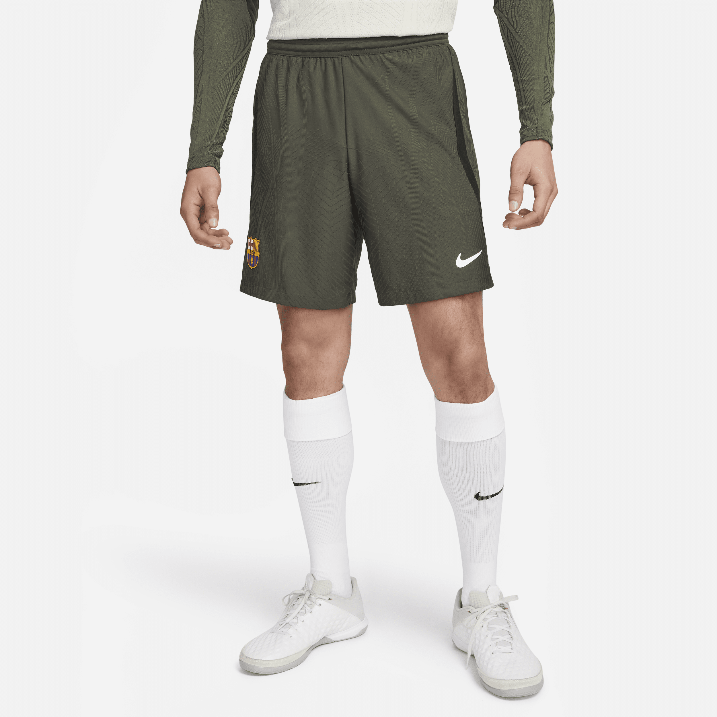 FC Barcelona Strike Elite Pantalón corto de fútbol de tejido Knit Nike Dri-FIT ADV - Hombre - Verde
