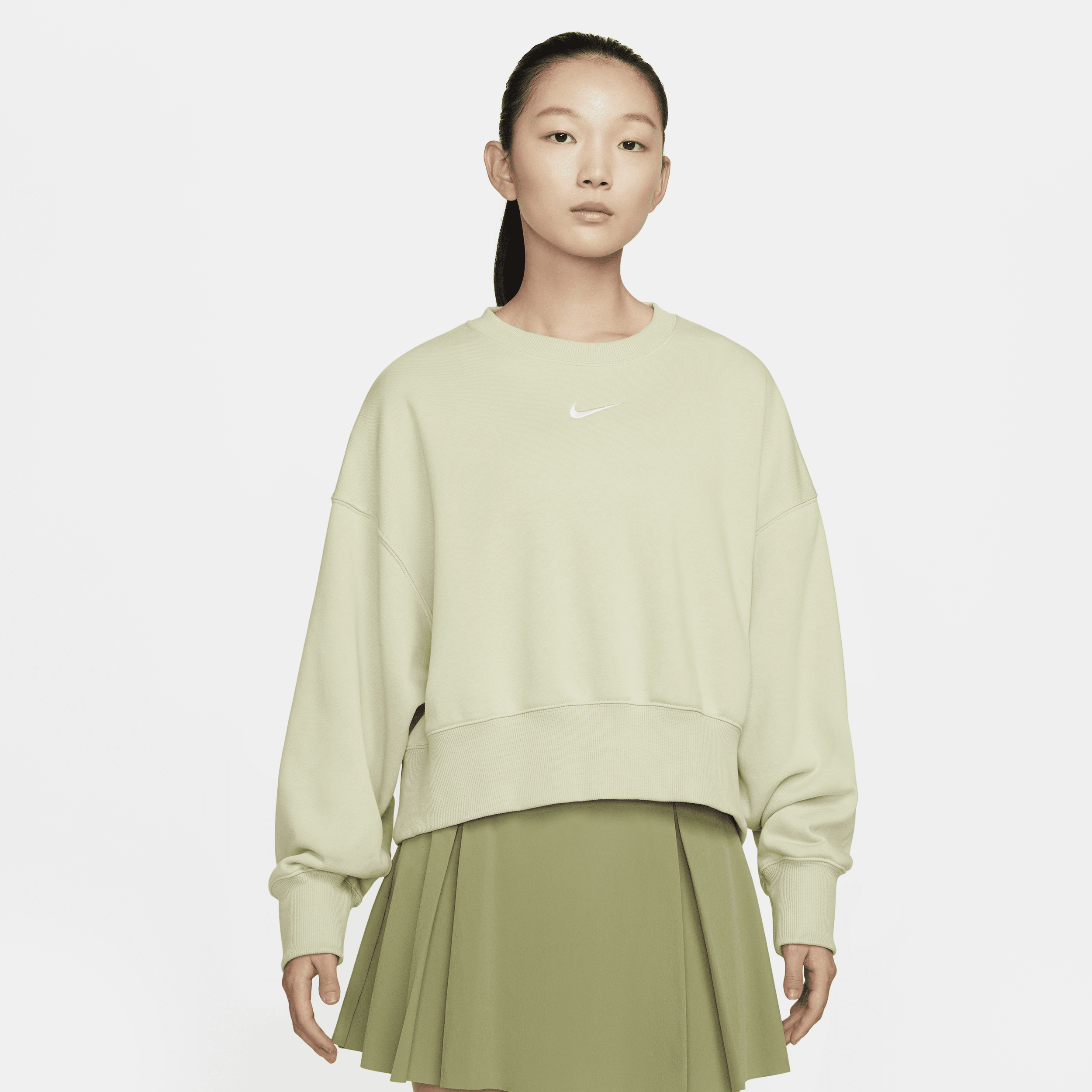 【ナイキ(NIKE)公式ストア】ナイキ スポーツウェア フェニックス フリース ウィメンズ オーバーオーバーサイズド クルーネック フレンチ テリー スウェットシャツ FZ6810-371 グリーン 【ナイキ(NIKE)公式ストア】ナイキ スポーツウェア フェニックス フリース ウィメンズ オーバーオーバーサイズド クルーネック フレンチ テリー スウェットシャツ FZ6810-371 グリーン
